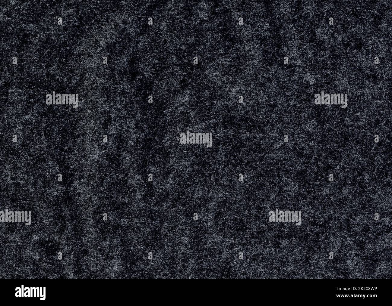 High detail large image of rough, uncoated, black, gray paper texture background scan grunge wallpaper pronounced fiber grain and particles distinguished black and white dirt pattern Stock Photo