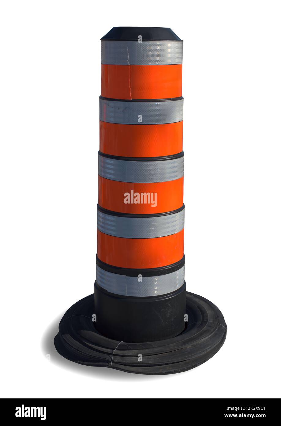 web site under construction 404 error orange traffic cone isolated on white background Stock Photo