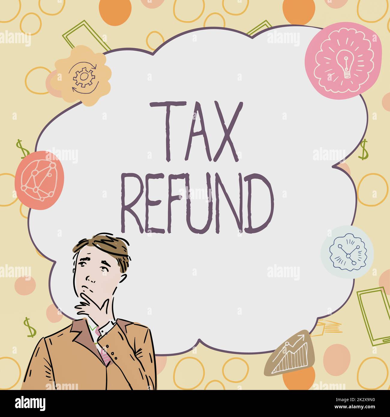 Writing displaying text Tax Refund. Business approach applied when ...