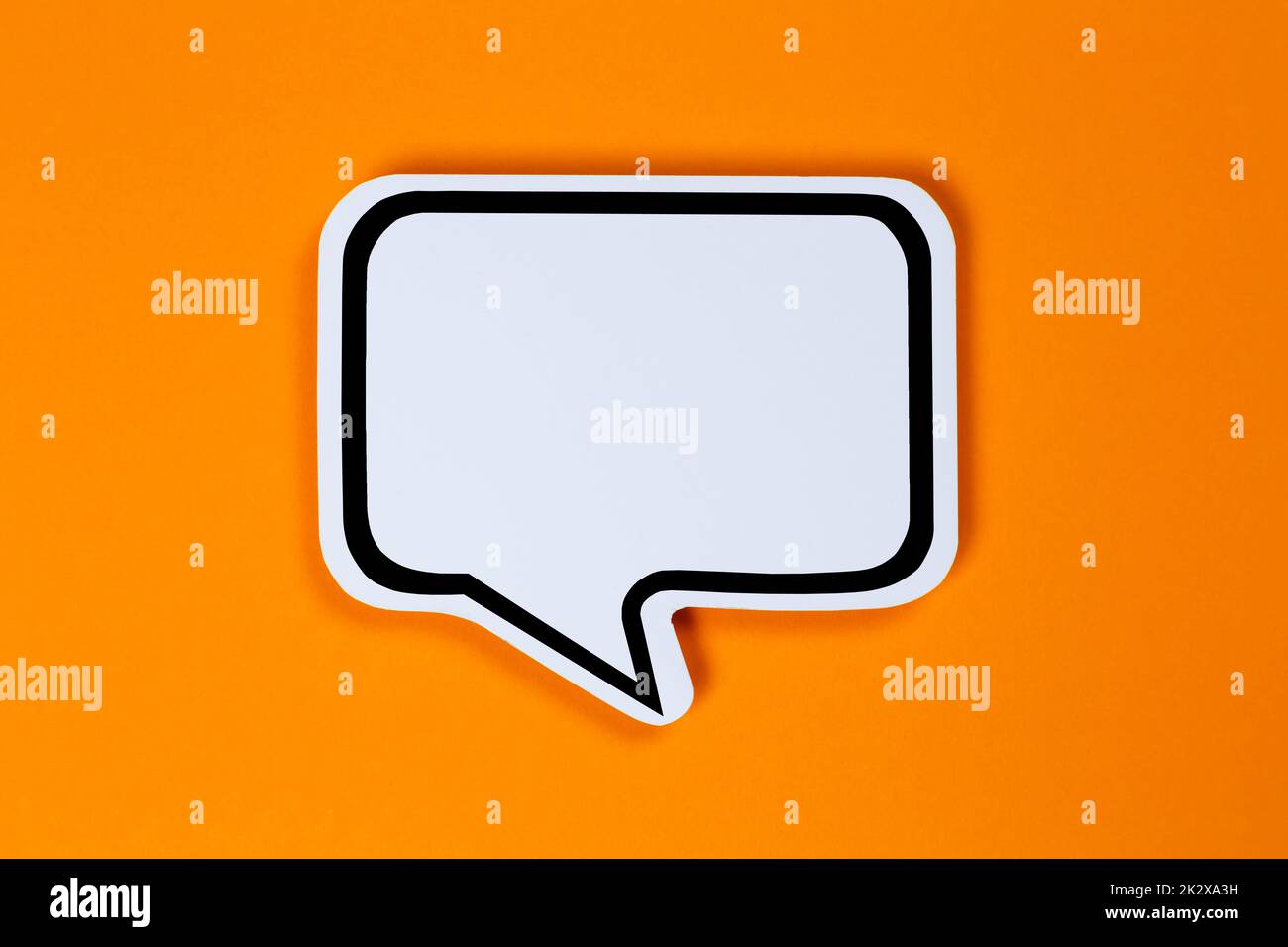 Speech bubble with copyspace copy space communication concept talking Stock Photo