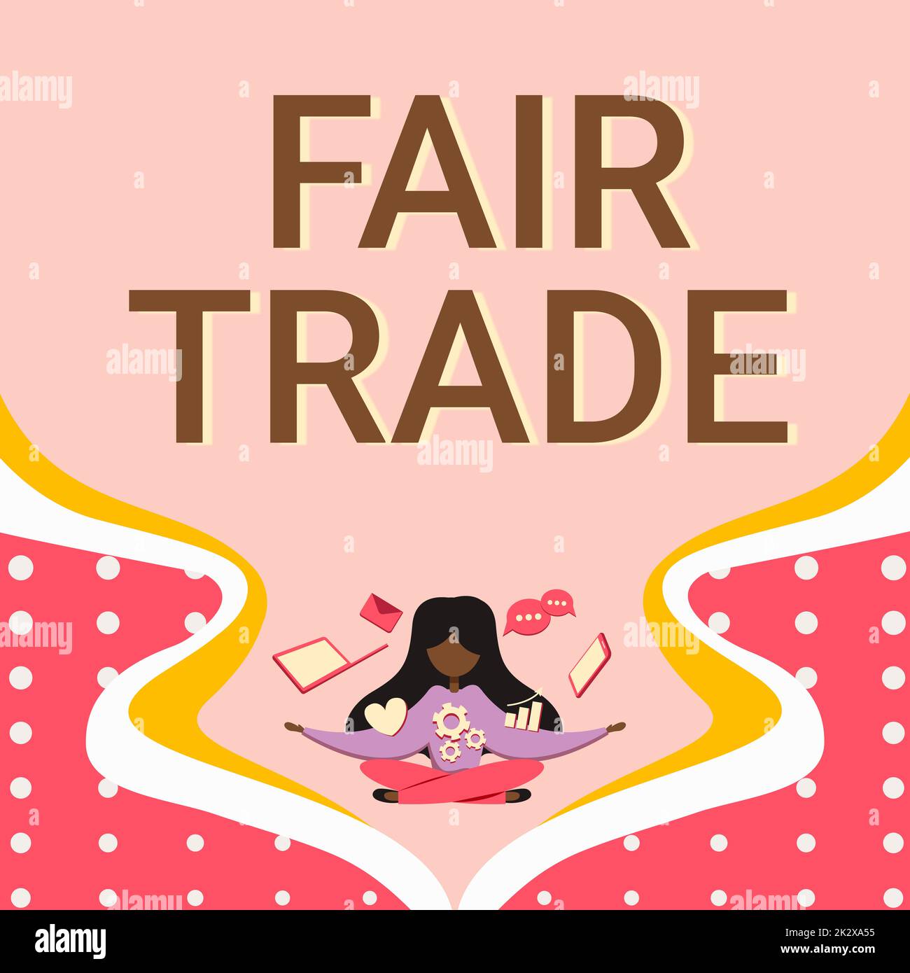 Inspiration showing sign Fair Trade. Business overview Small increase