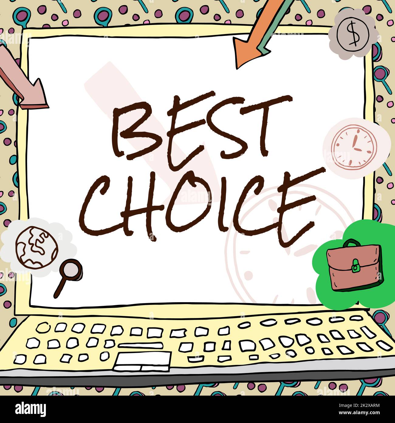 Text showing inspiration Best Choice. Internet Concept act of picking ...
