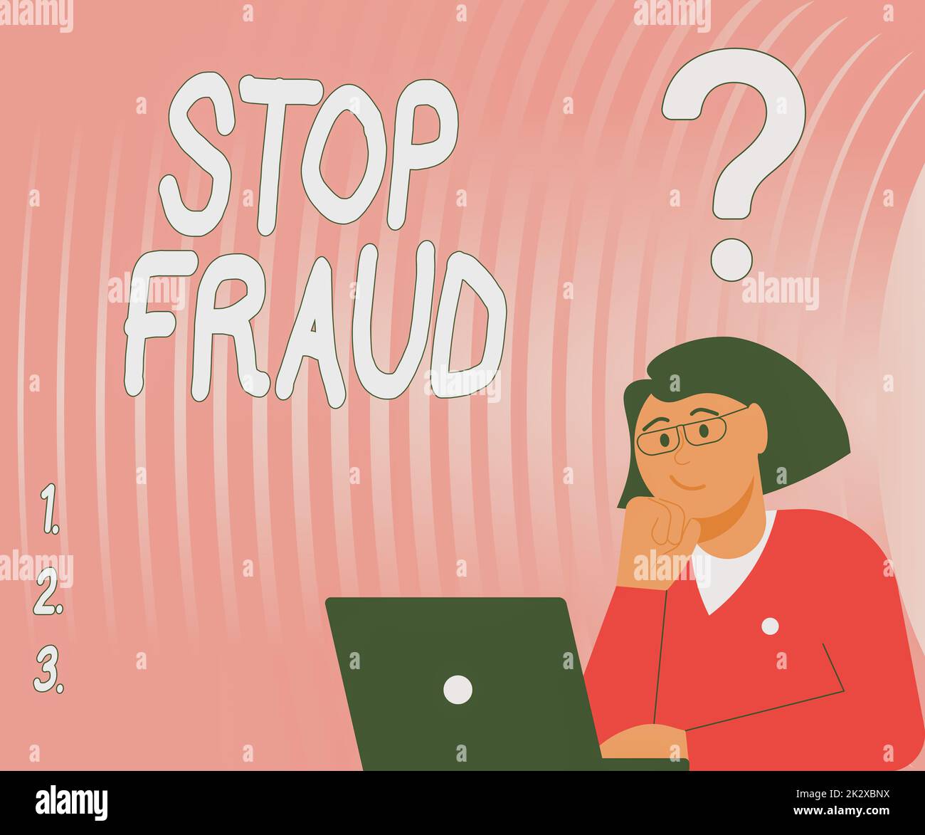 Conceptual caption Stop Fraud. Conceptual photo campaign advices ...
