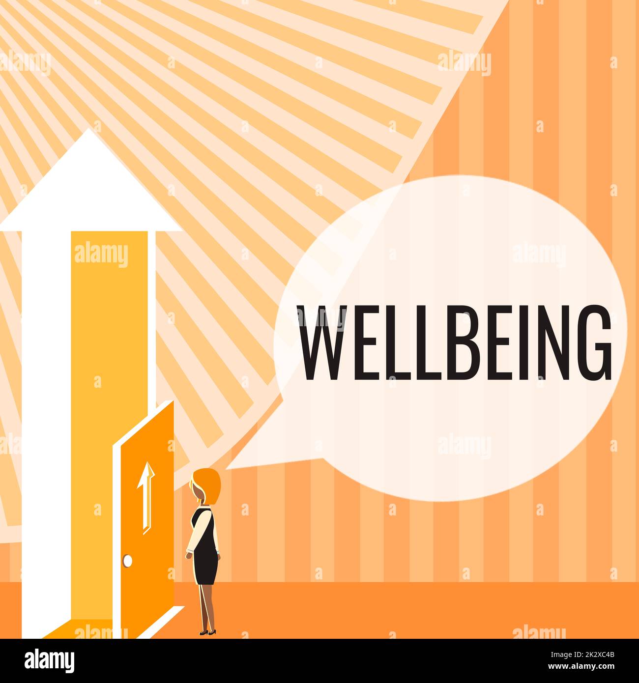 Text showing inspiration Wellbeing, Conceptual photo A good or