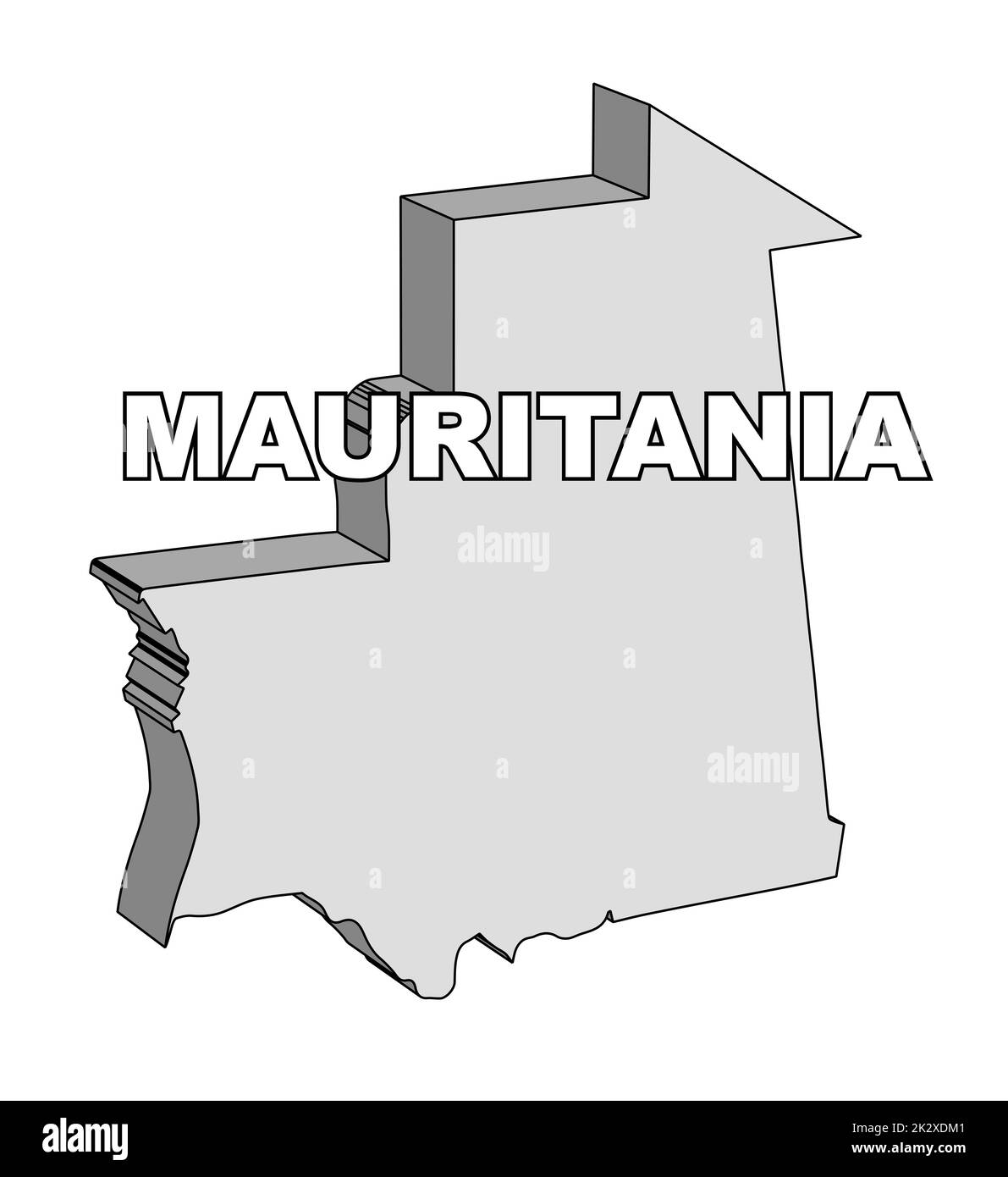 Outline Map Of Mauritania In 3D Render Stock Photo Alamy outline-map-of-mauritania-in-3d-render-stock-photo-alamy