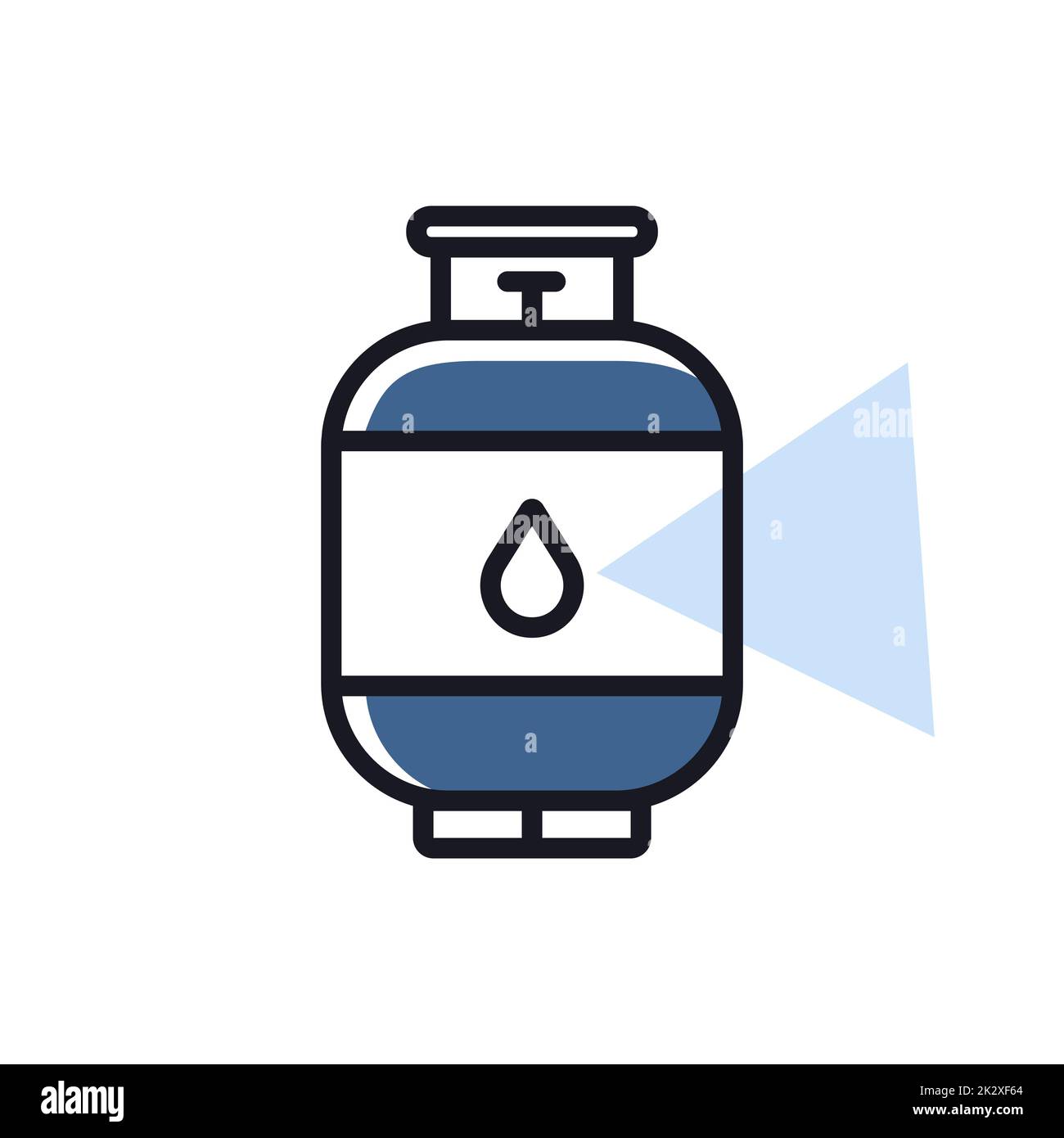 Propane gas cylinder vector isolated icon Stock Photo Alamy