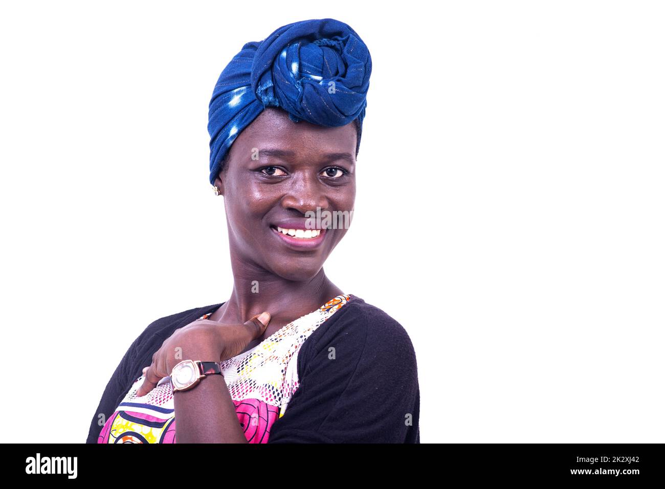 African woman wearing headscarf hi-res stock photography and images - Alamy