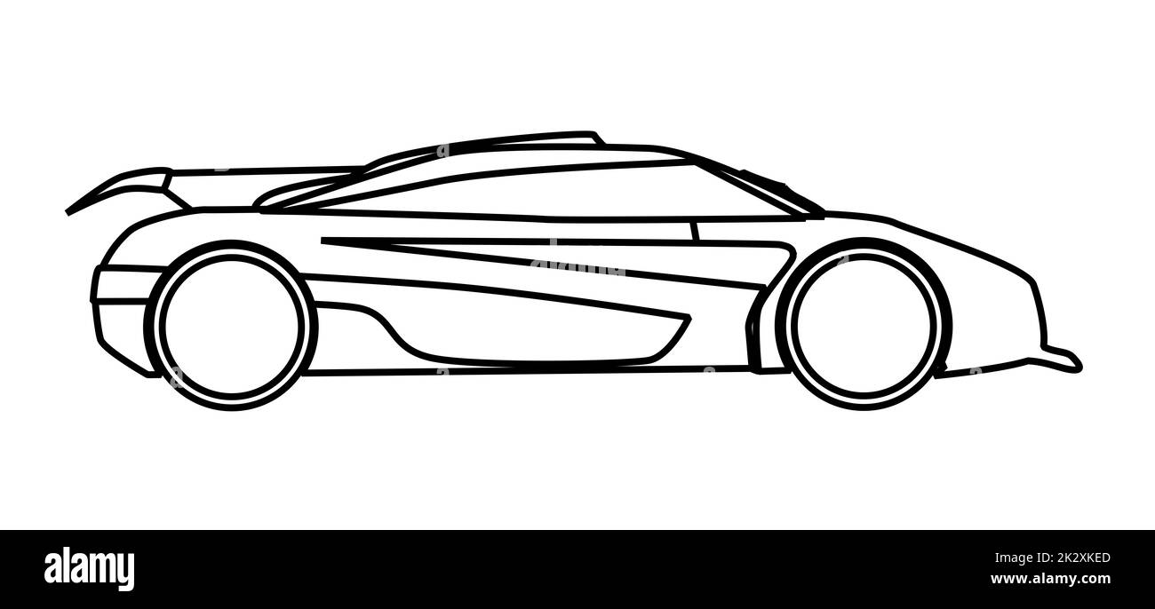 Fast car Cut Out Stock Images & Pictures - Alamy
