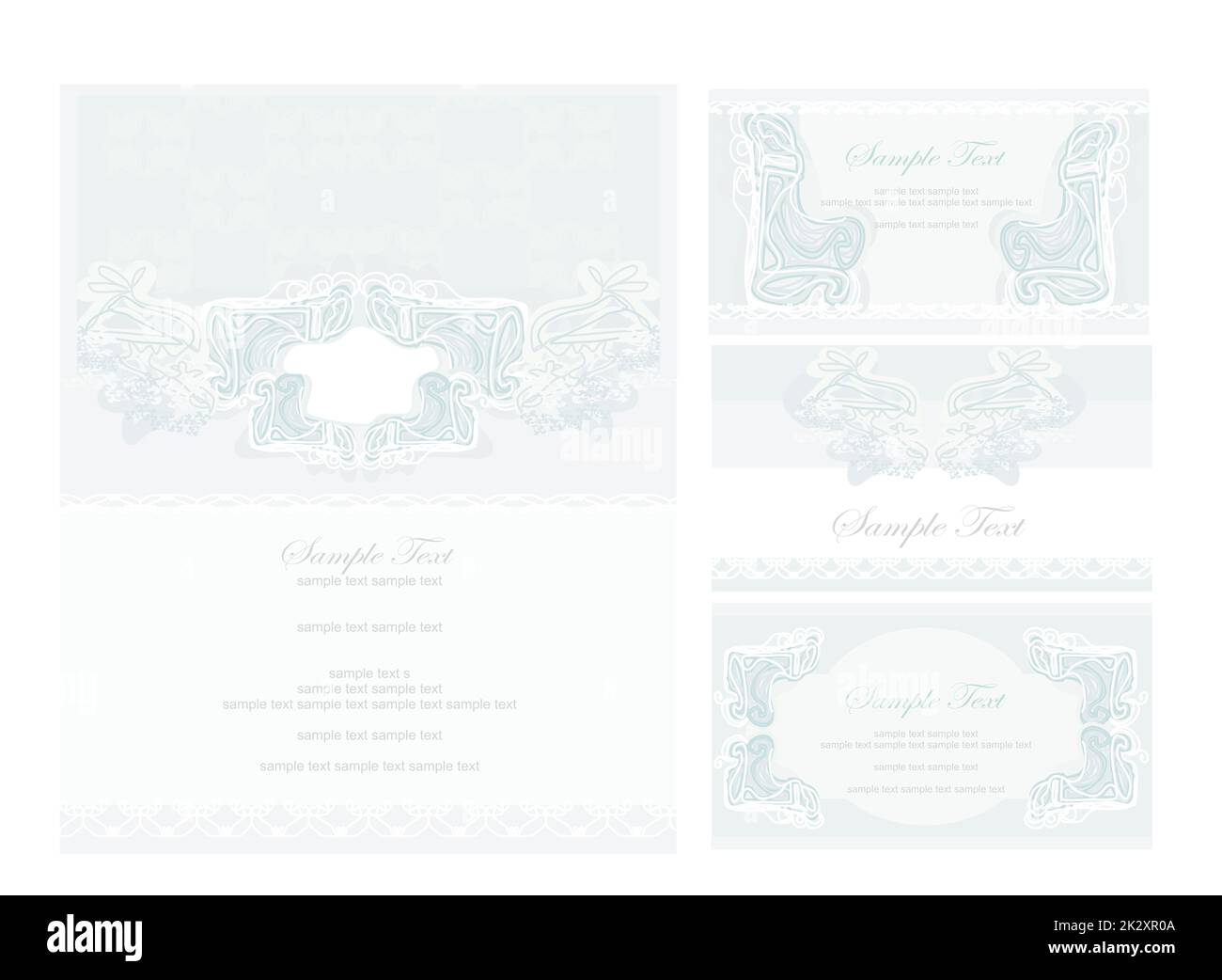 wedding-reception-card-set-stock-photo-alamy