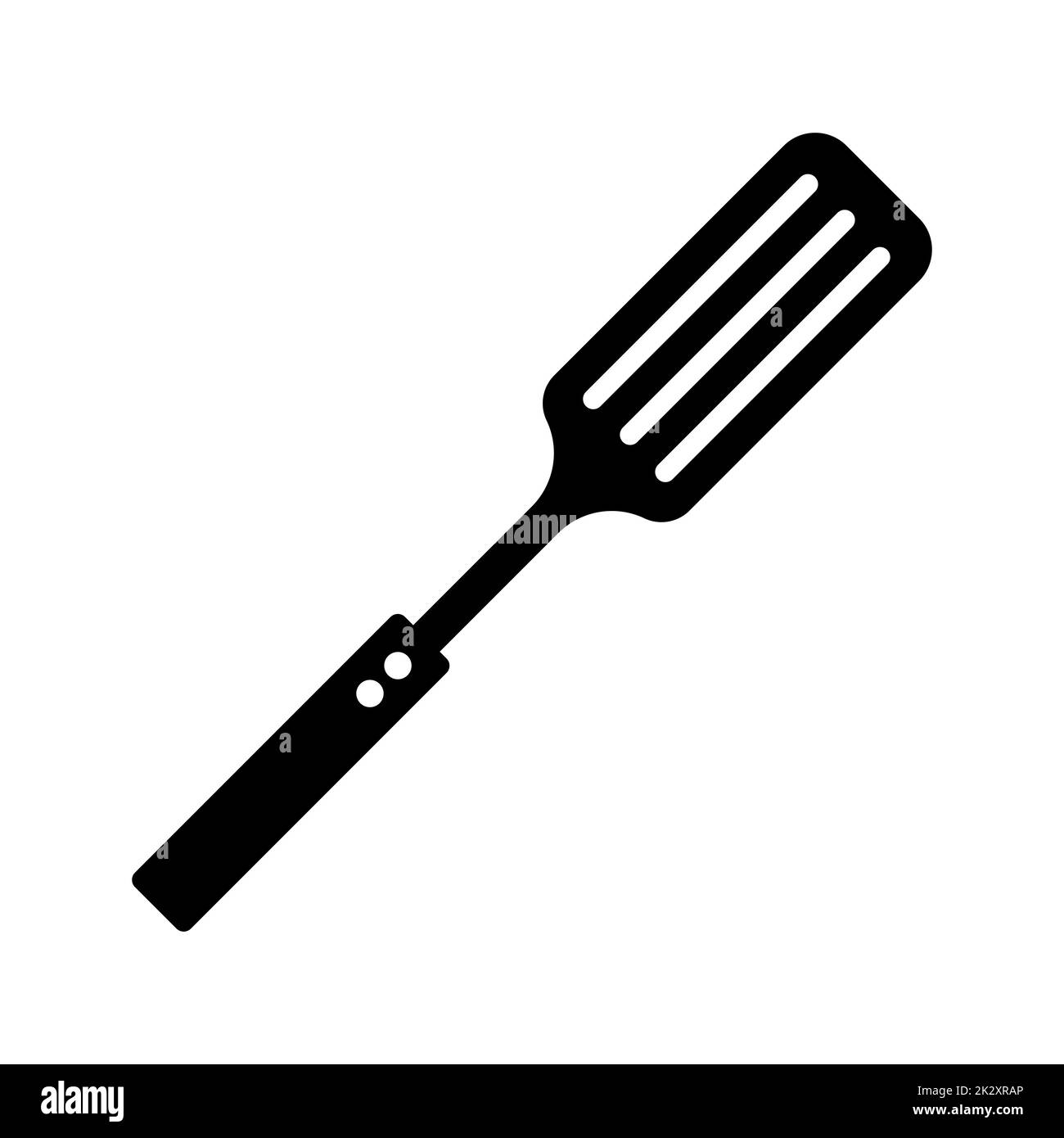 Kitchen spatula vector icon. Kitchen appliances Stock Photo - Alamy 