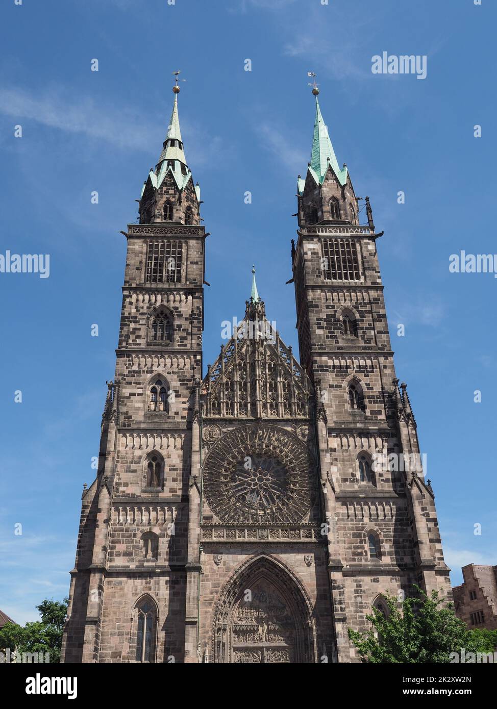 St Lorenz church in Nuernberg Stock Photo - Alamy