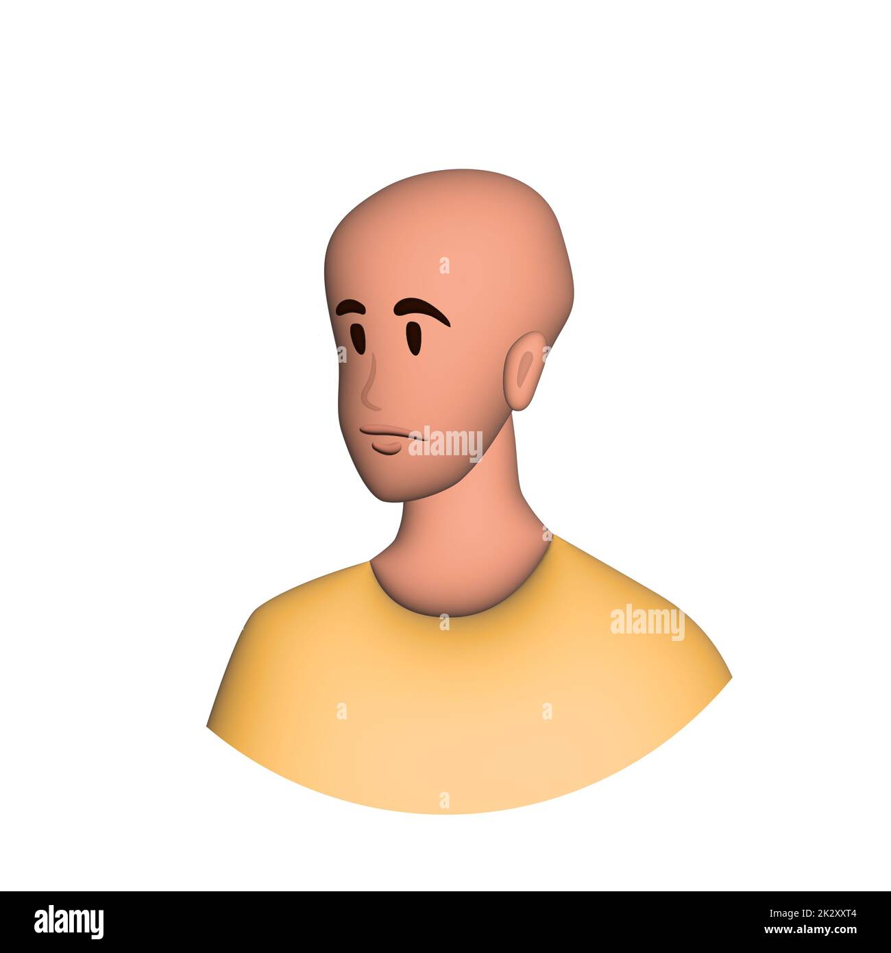 Cartoon funny bald man hi-res stock photography and images - Alamy