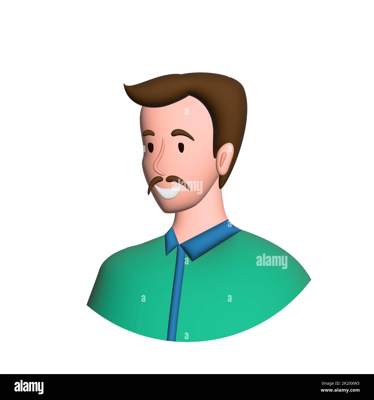 Man with white mustache hi-res stock photography and images - Alamy