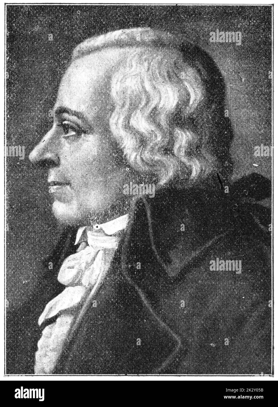 Portrait of Pierre-Simon, marquis de Laplace - a French scholar and ...