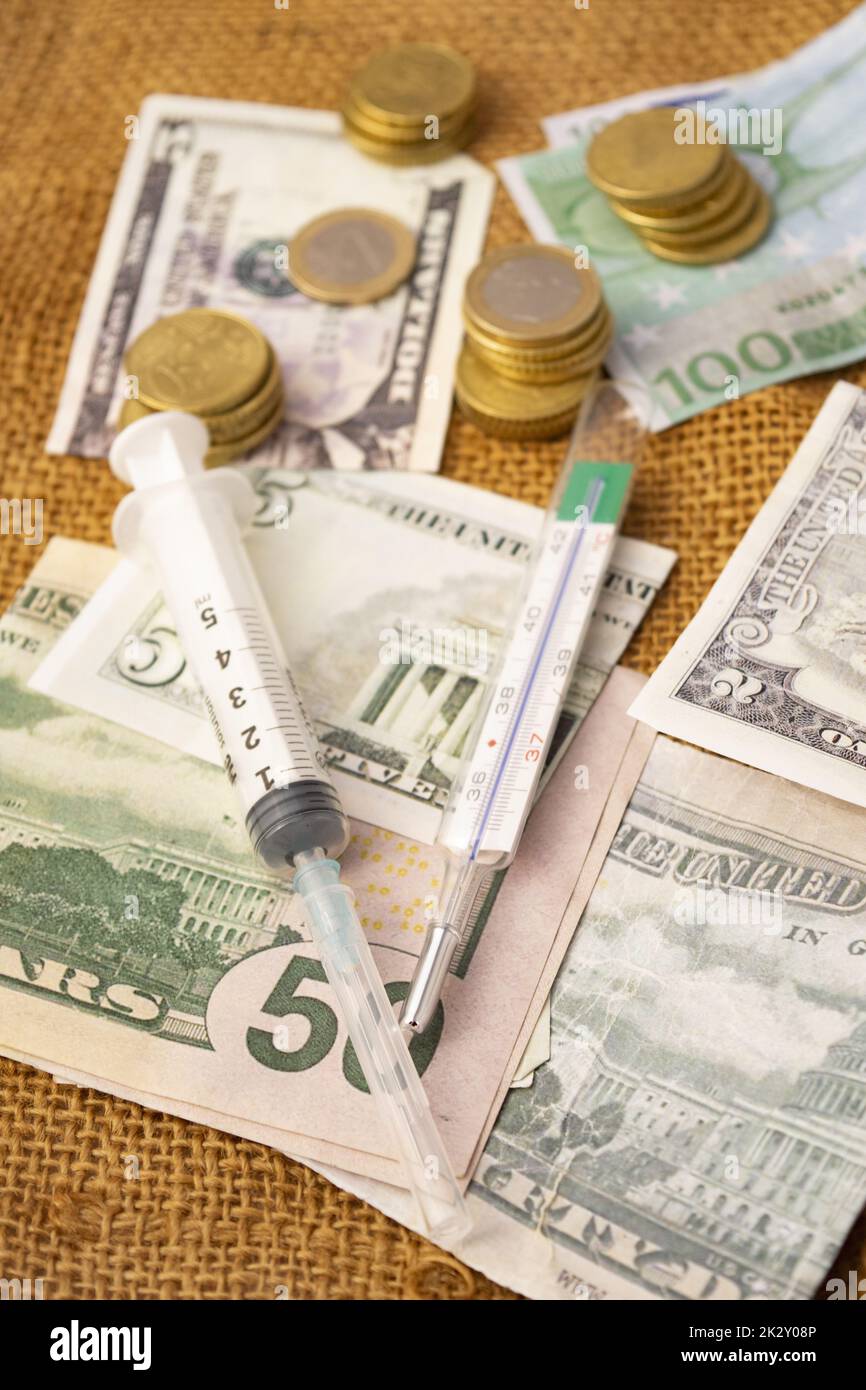 costs and accounting healthcare Stock Photo Alamy