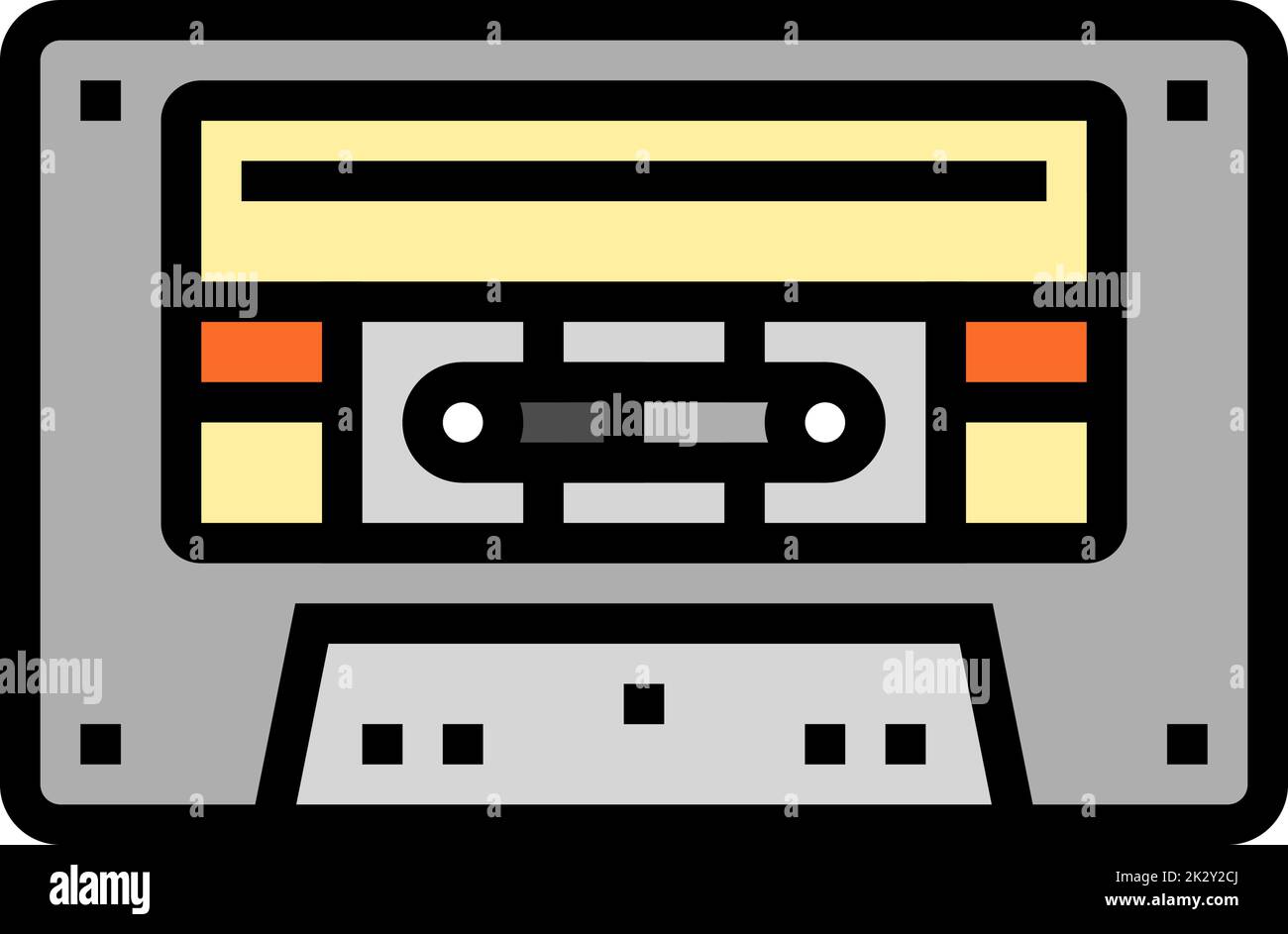 cassette audio retro gadget color icon vector illustration Stock Vector ...