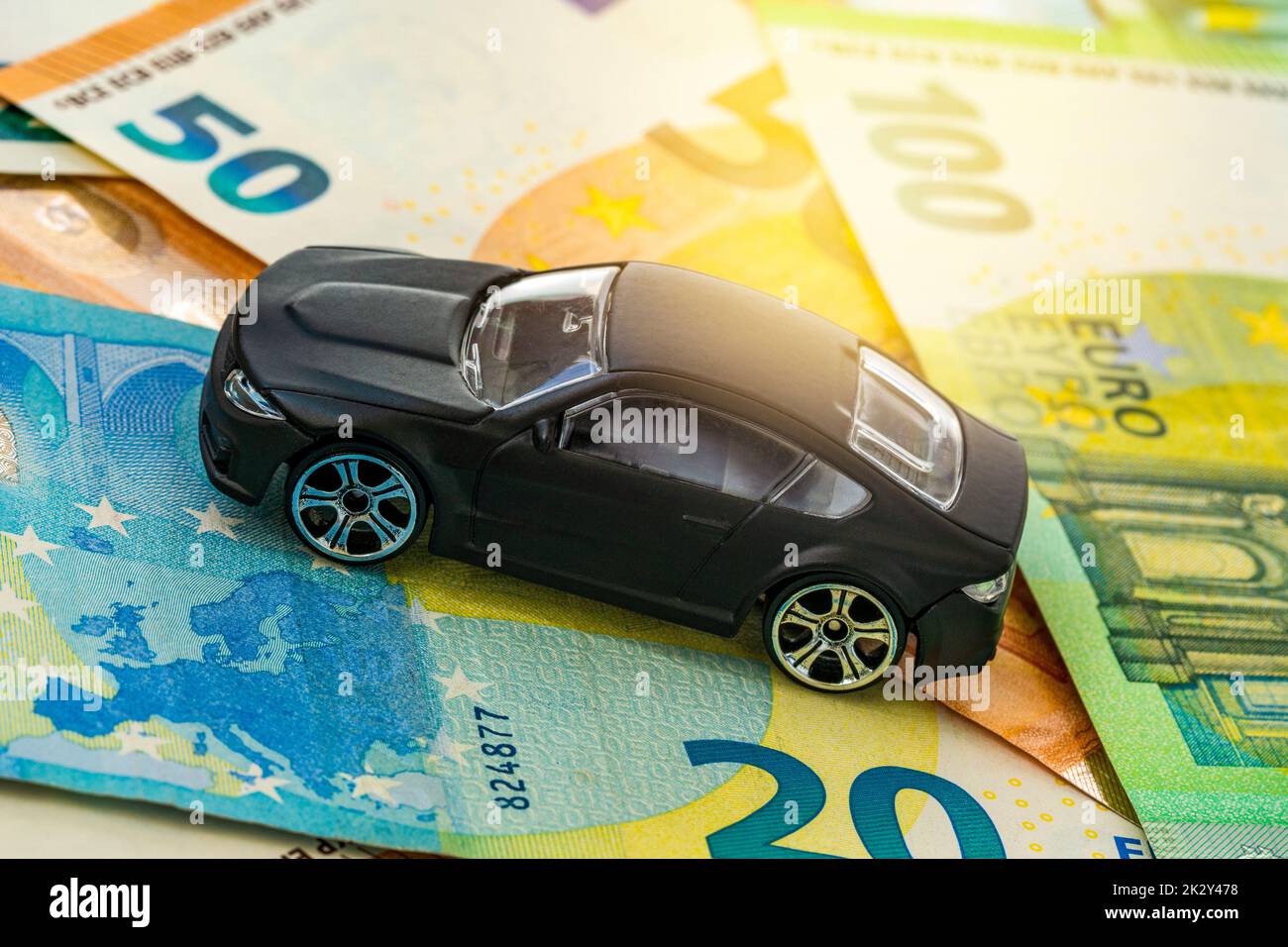 Concept of car buying, renting, service, repair and insurance costs