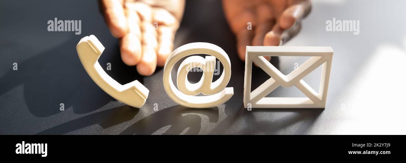 Contact US Concept. Contact Methods. American African Call Center ...