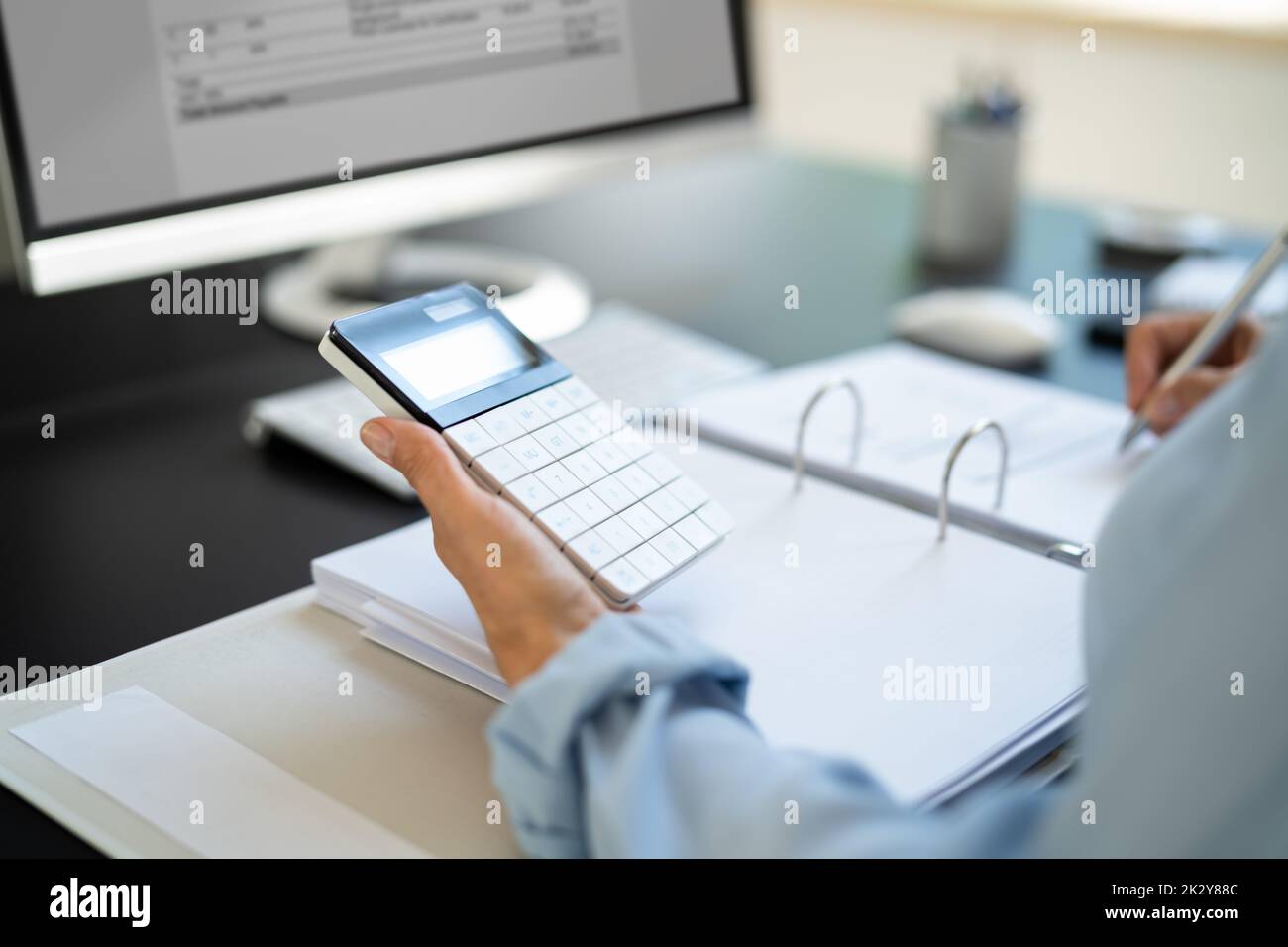 Tax Accountant Ledger Public Record And Budget Stock Photo Alamy