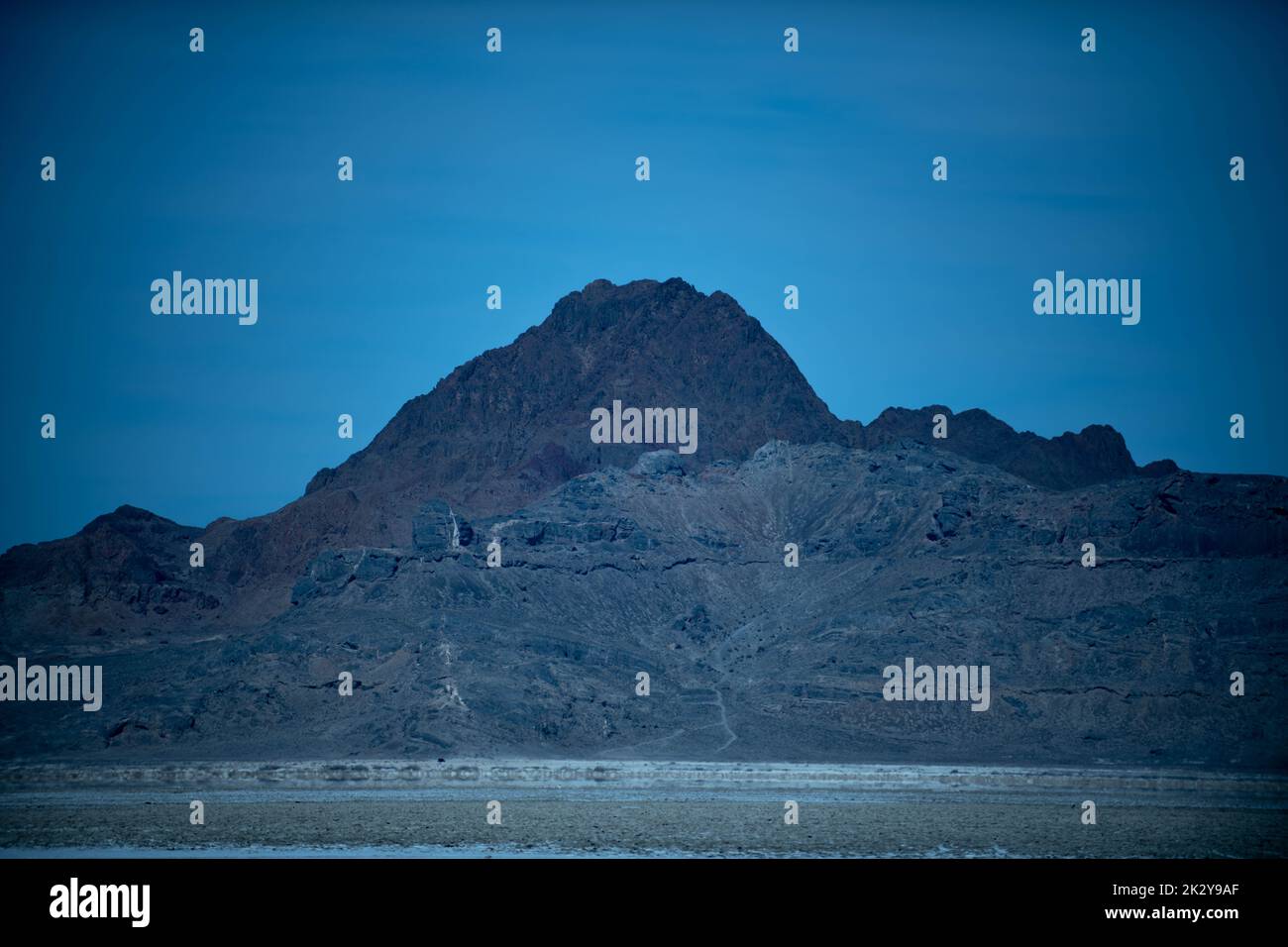 The view of Volcano Peak. Silver Island Range. Utah, United States, Stock Photo