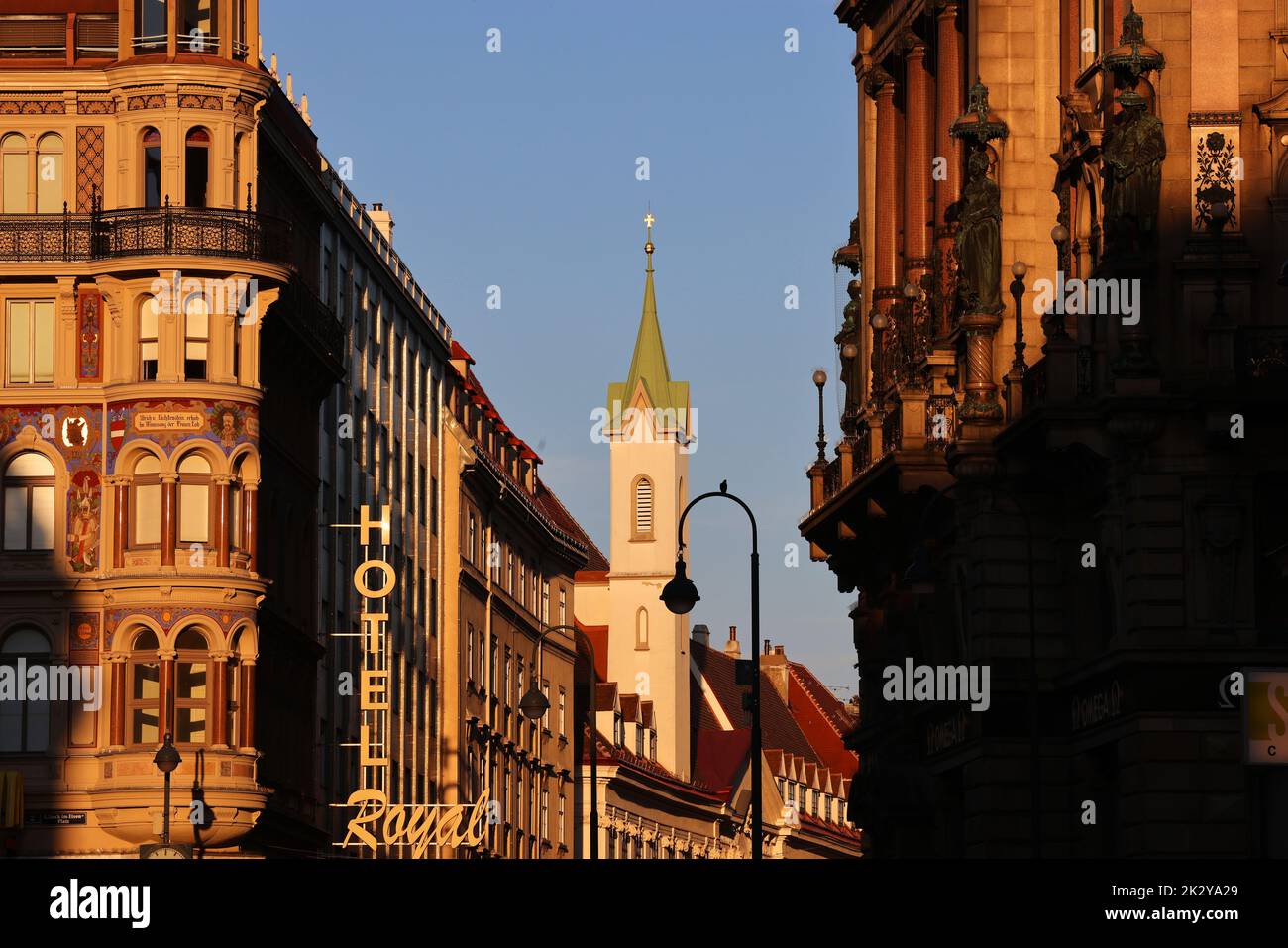 Wien, Wien Adelshaus, Wien Schloß, Palais Equitable in der Wiener Innenstadt oder Altstadt von Wien Österreich Stock Photo