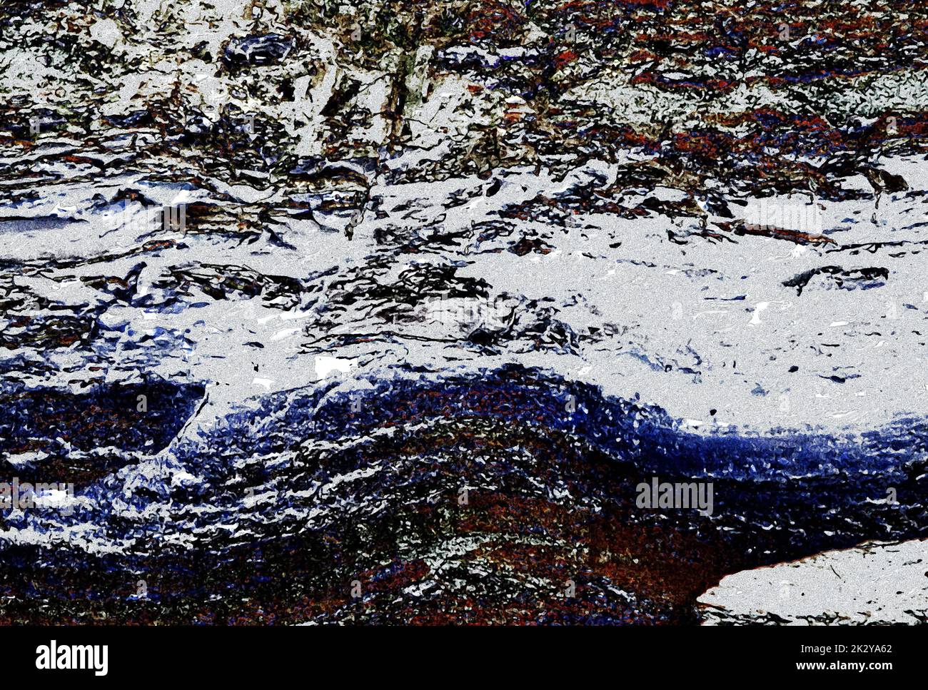 Abstract multicolor, background with natural texture and irregular ...