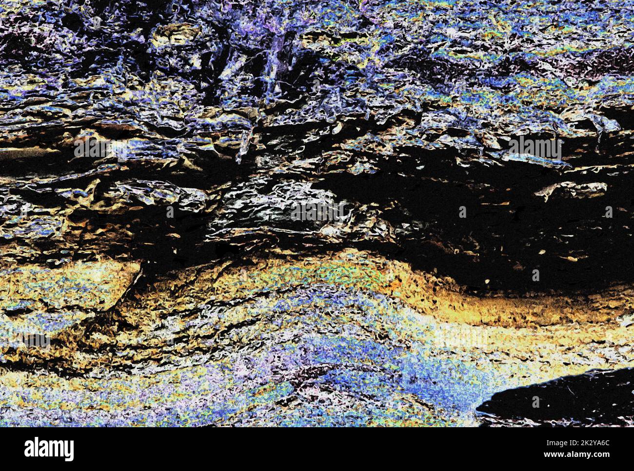 Abstract multicolor, background with natural texture and irregular ...