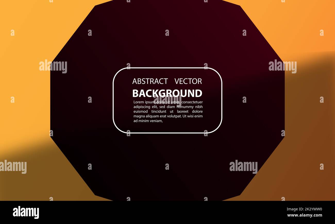An abstract orange background with a geometric design and editable text ...