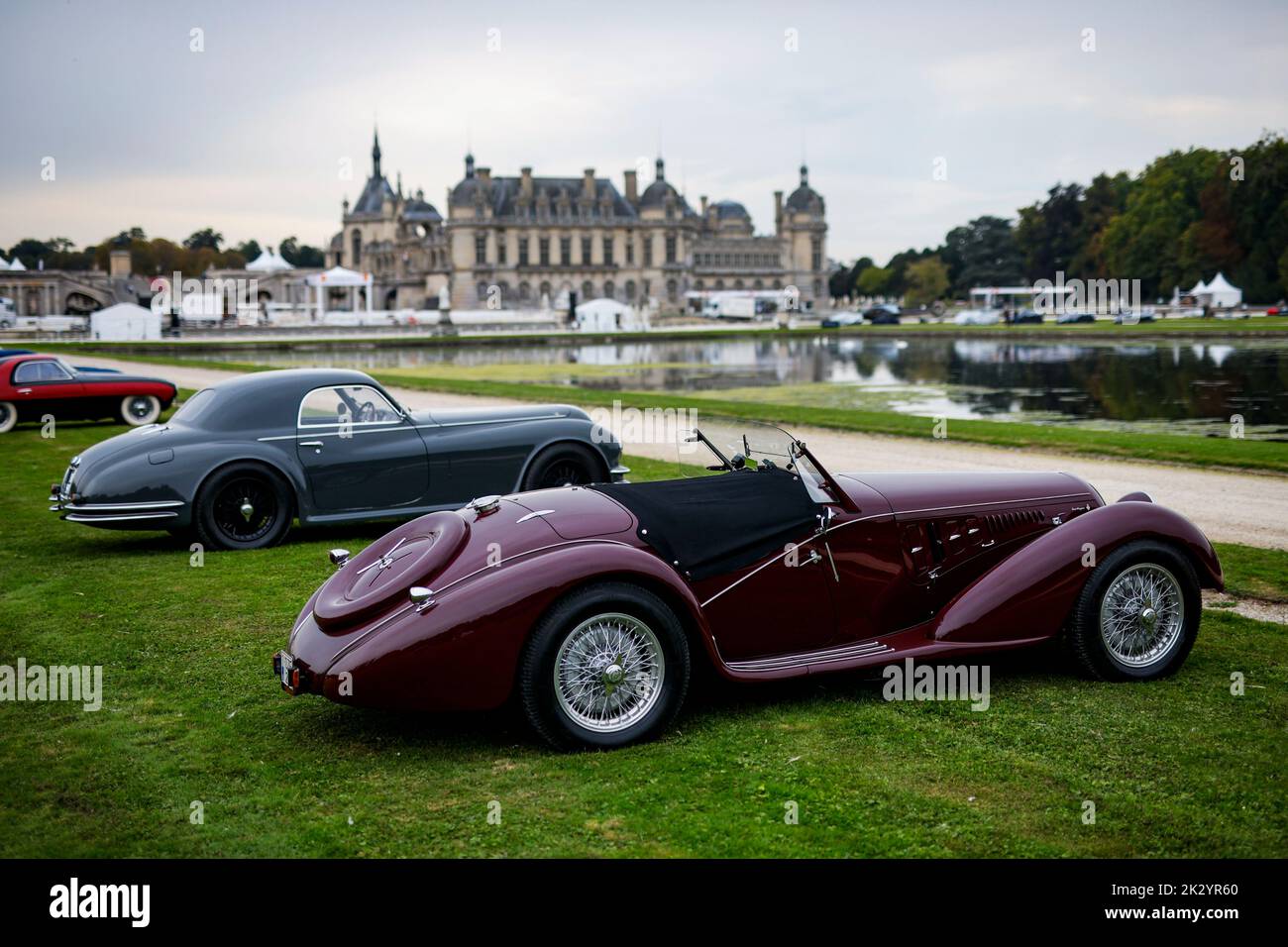Chantilly, France. 23rd Sep, 2022. Alfa Romeo during the 6th edition of the Chantilly Arts