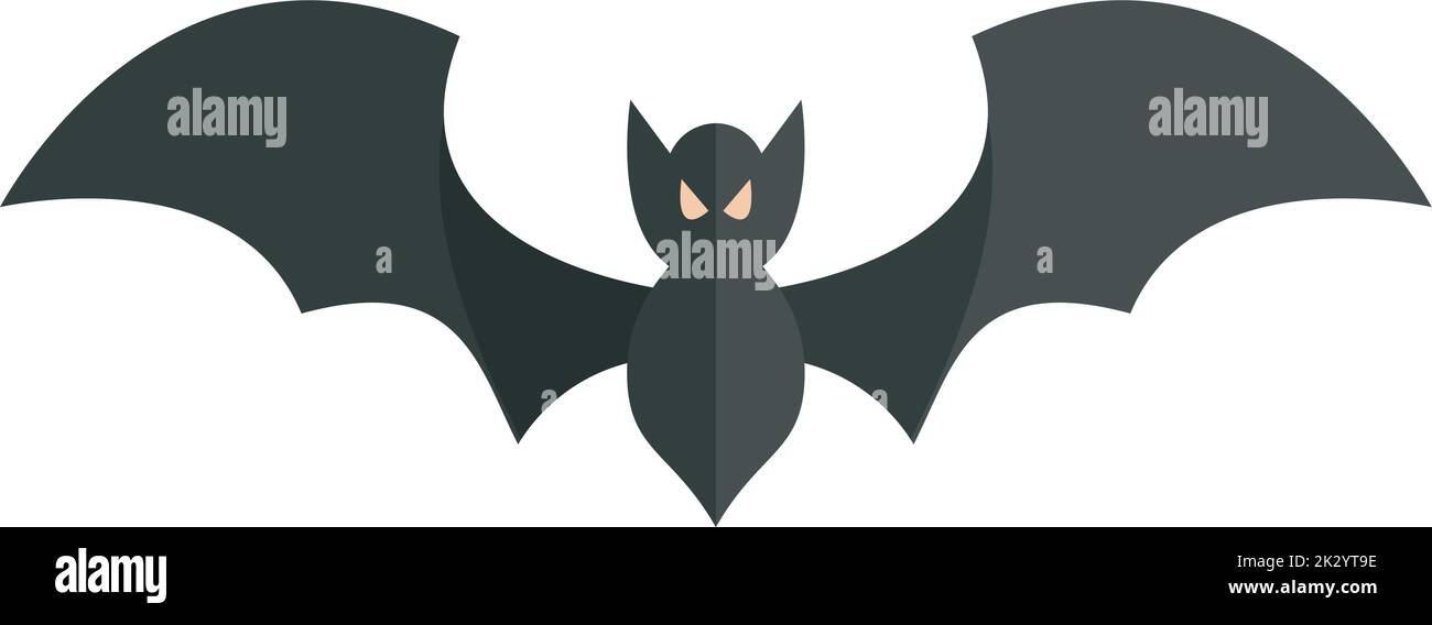 halloween bat flying silhouette Stock Vector Image & Art - Alamy