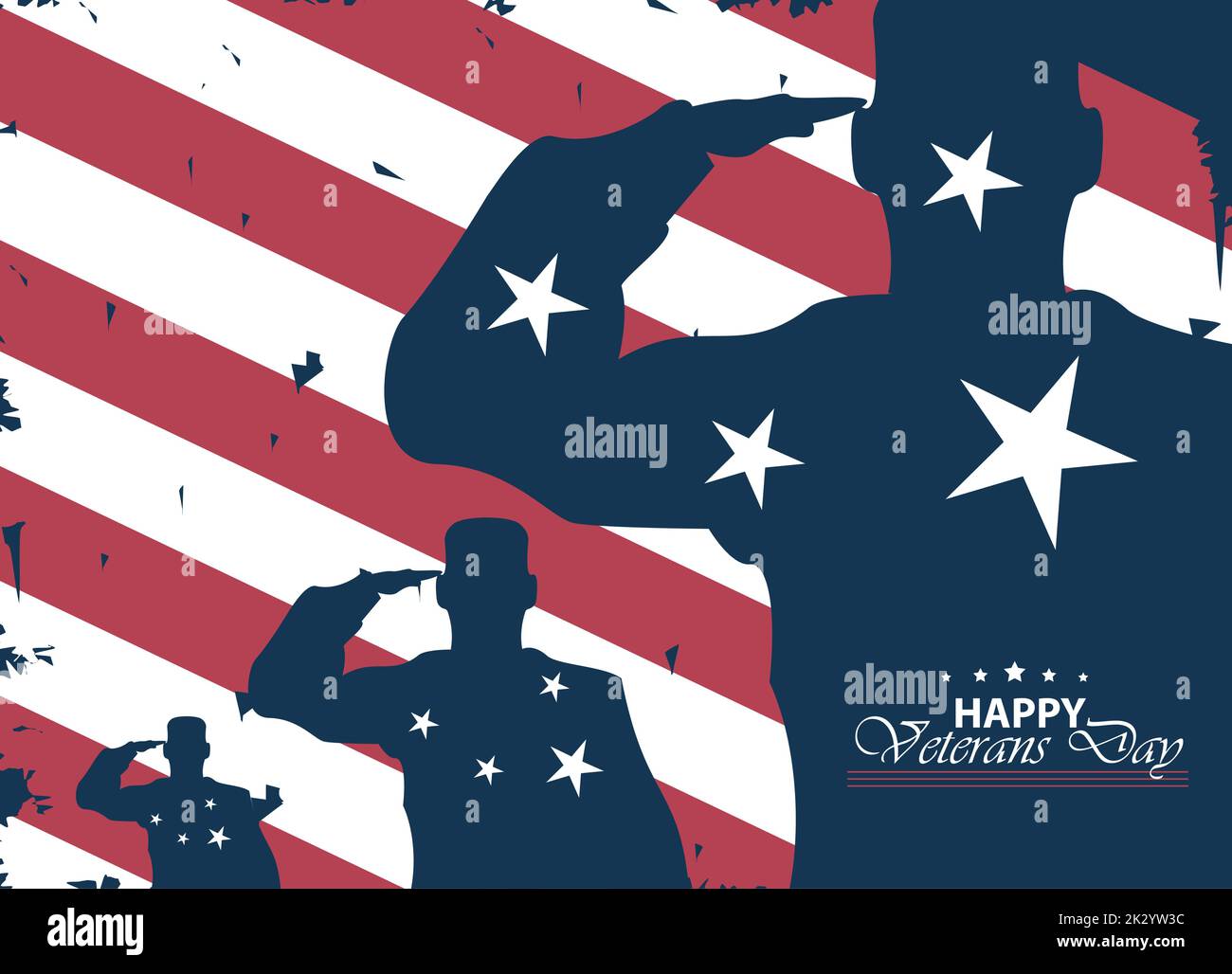 Happy veterans day bubble letters