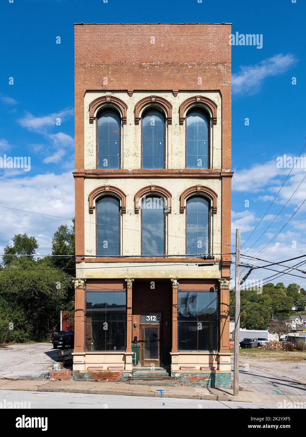 Commercial buildings in downtown Hannibal Stock Photo Alamy