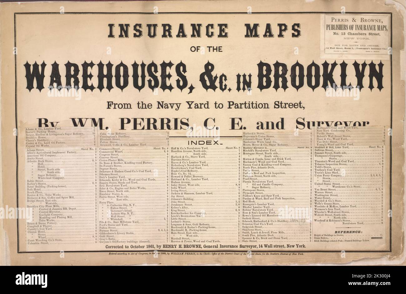 Perris William text Title pages Indexes 1861 Lionel Pincus and