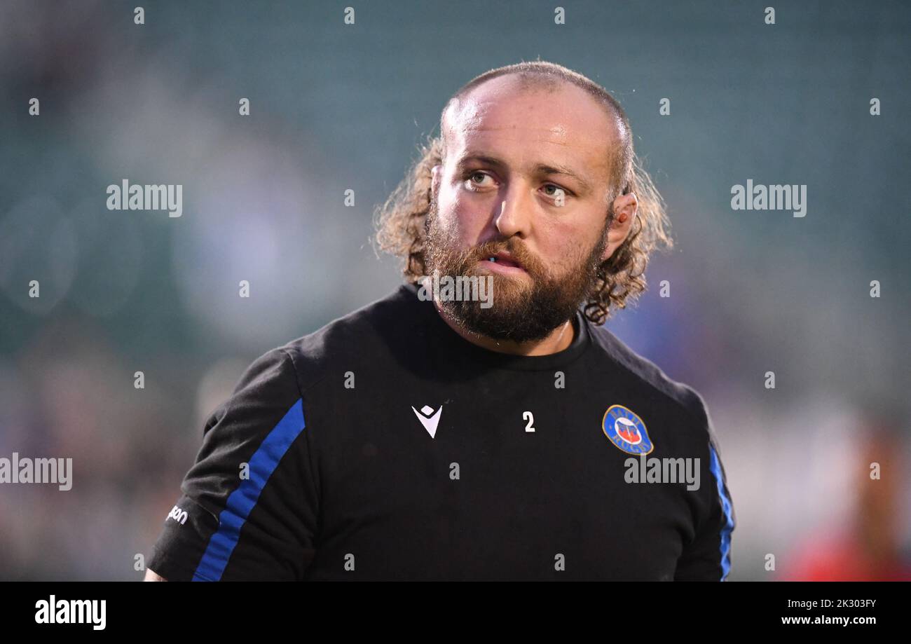 Tom Rugby Bath Bath, UK. 23rd Sep, 2022. 23rd Septemberl 2022, The Recreation Ground ...