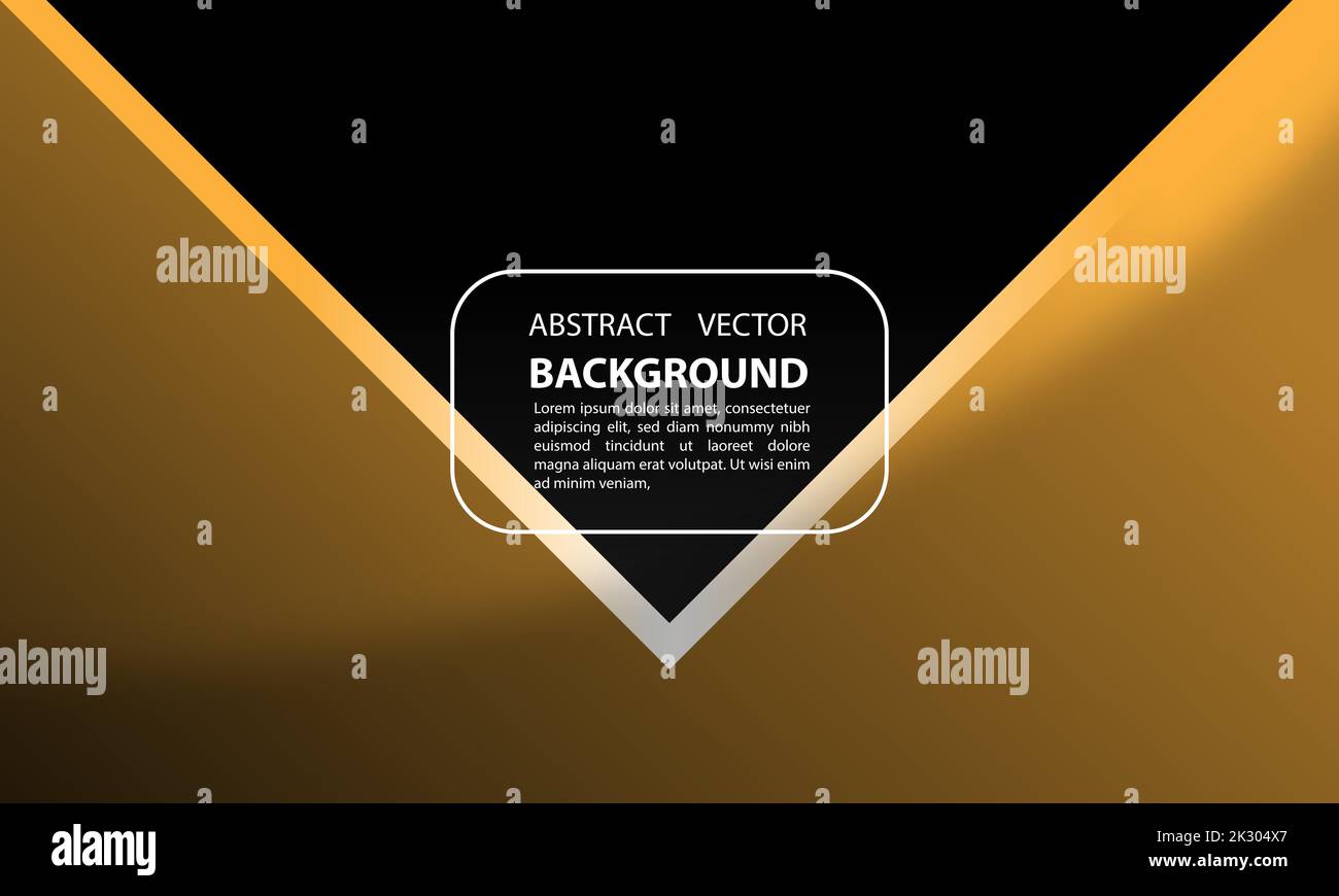 An abstract background with orange and black geometric shapes and ...