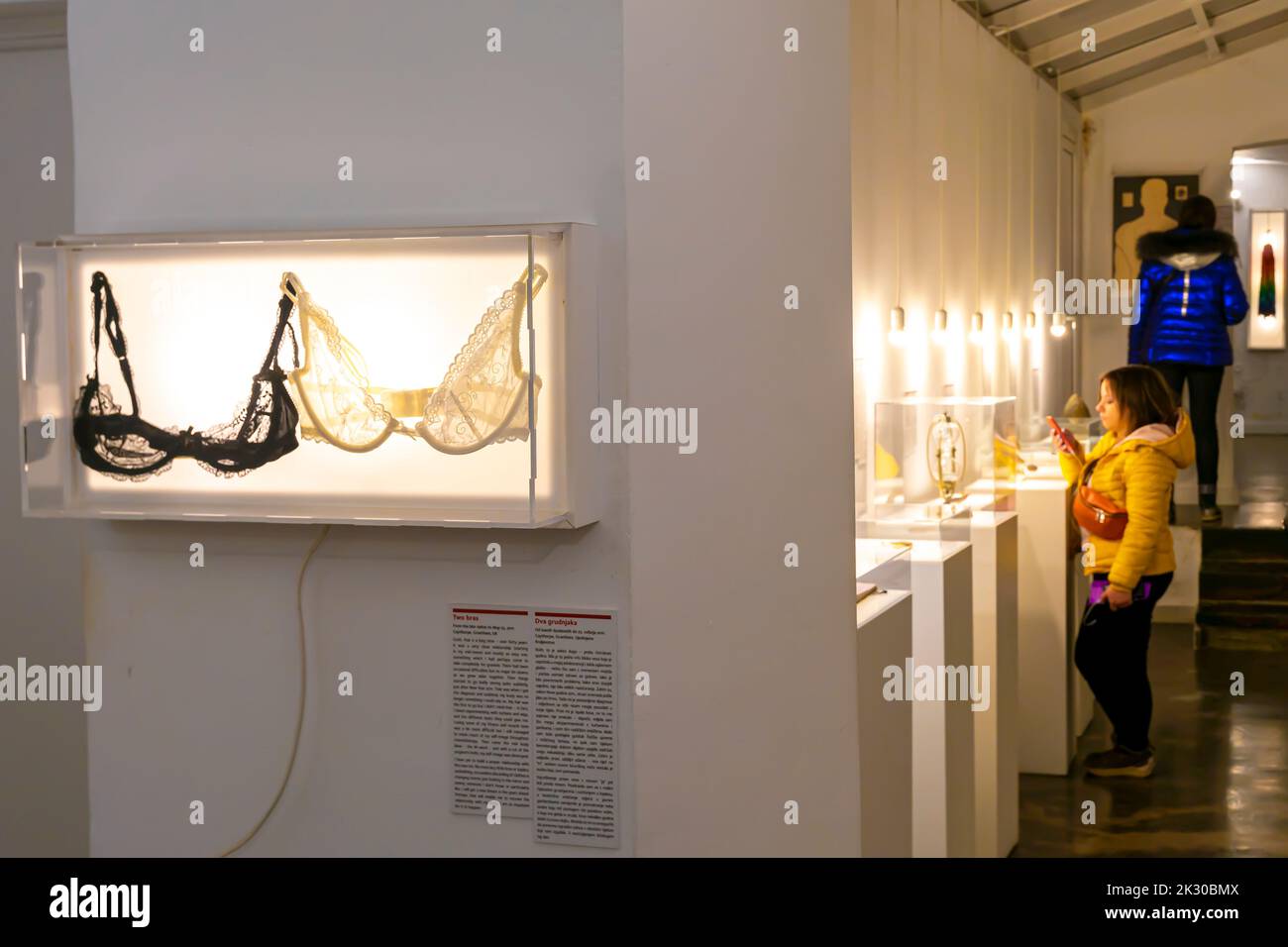 The Hugging Machine sculpture with robotic arms