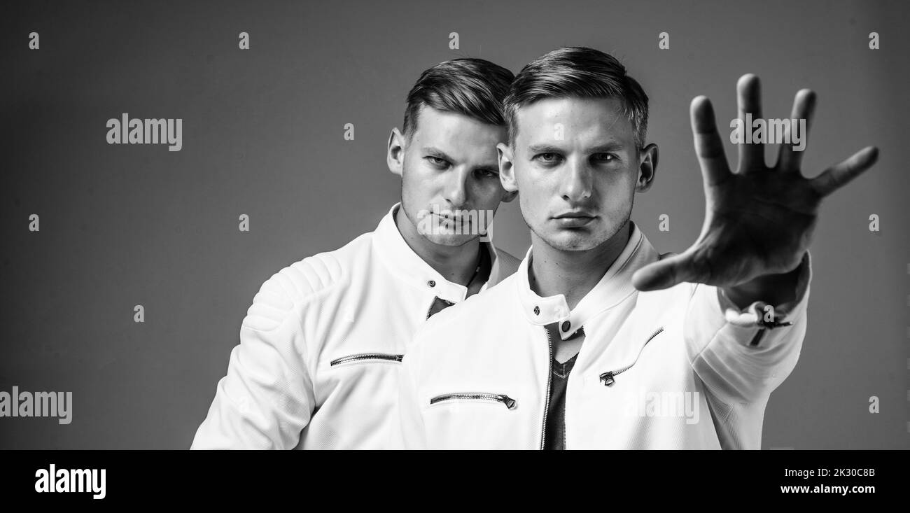 male beauty and fashion. similar appearance. family relations and ...
