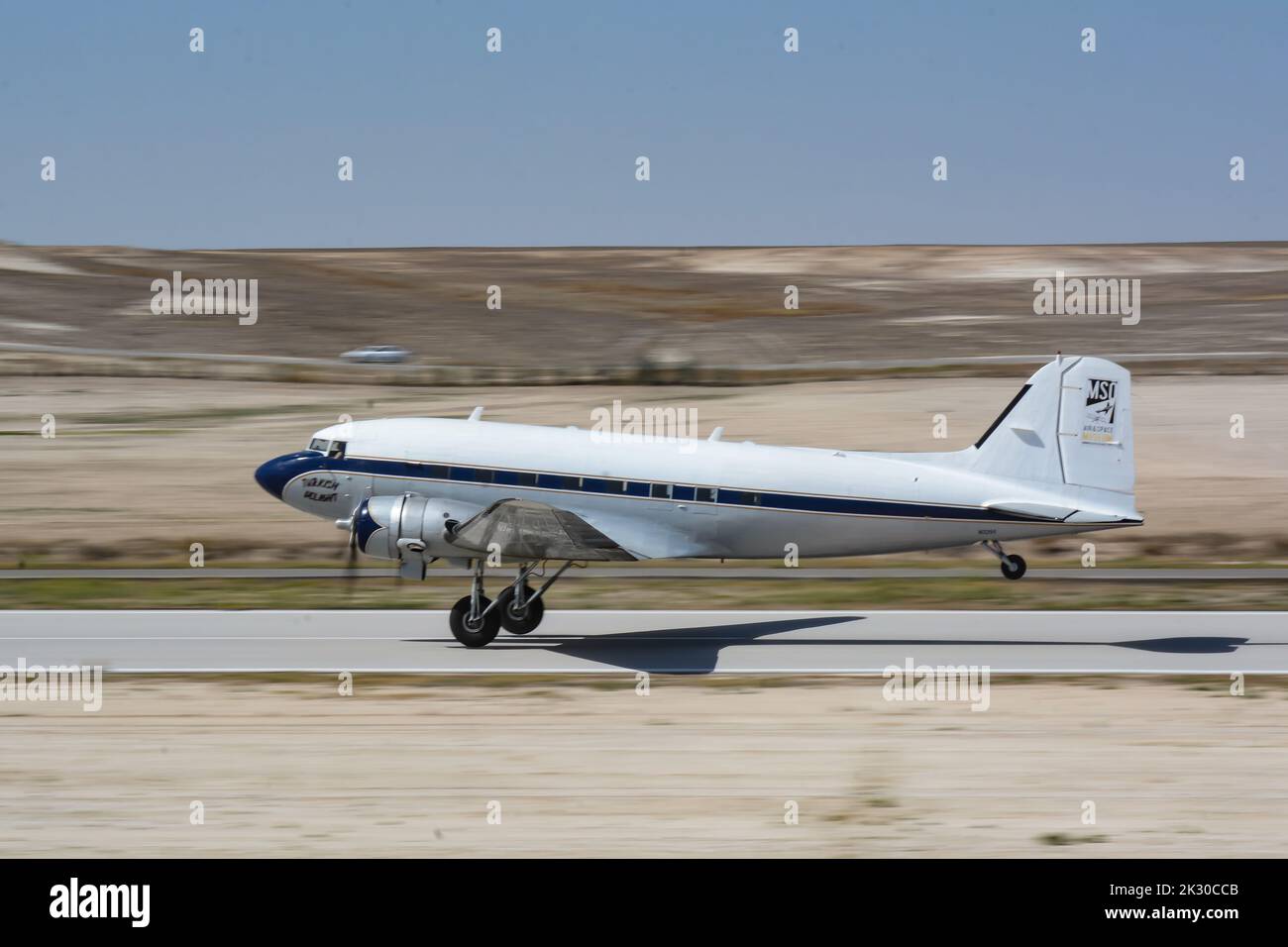 Douglas DC-3, Dakota at SHG AIRSHOW 2022 Stock Photo