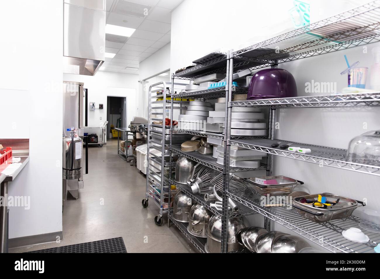 Catering kitchen interior with baking equipment Stock Photo Alamy