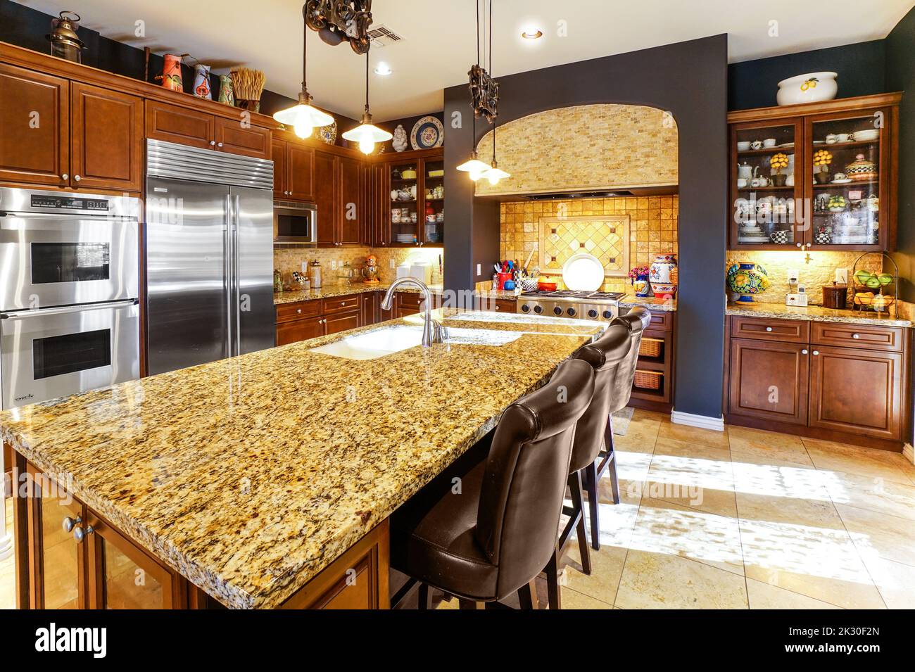 an interior kitchen Stock Photo - Alamy