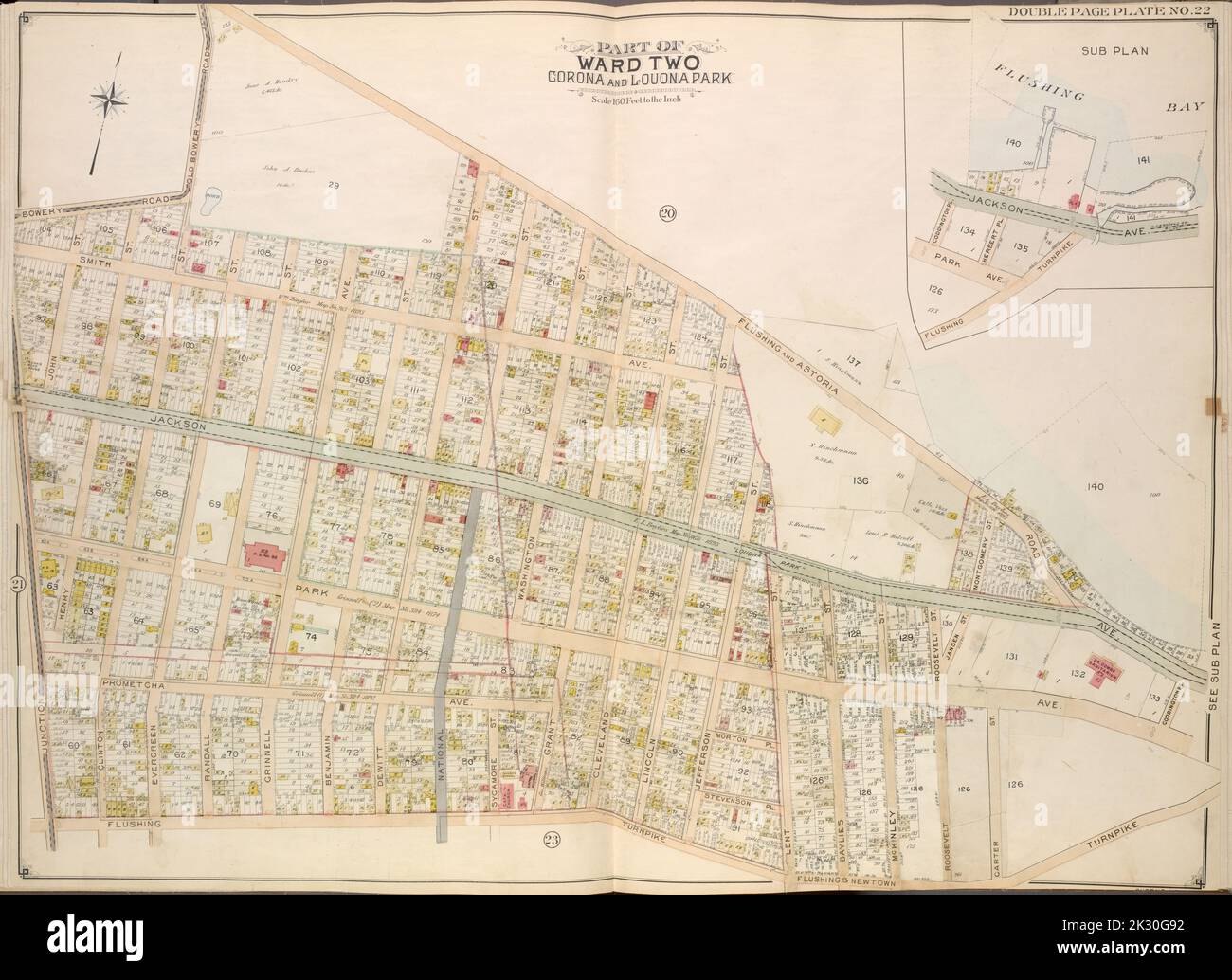 Old map of flushing hires stock photography and images Alamy