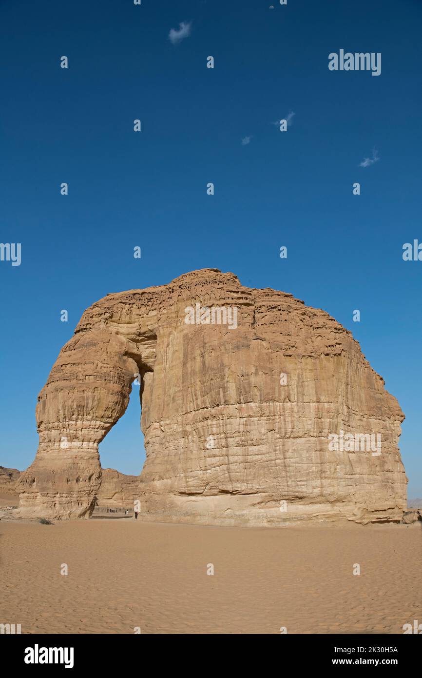 Elephant Rock Al Ula Saudi Arabia 2 Stock Photo