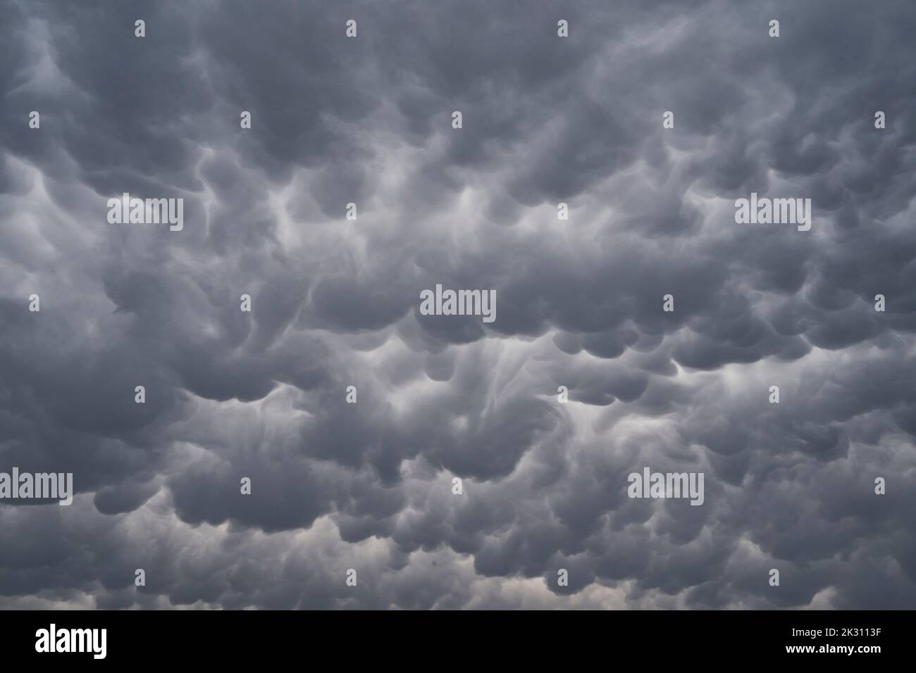Sky obscured by gray clouds Stock Photo - Alamy