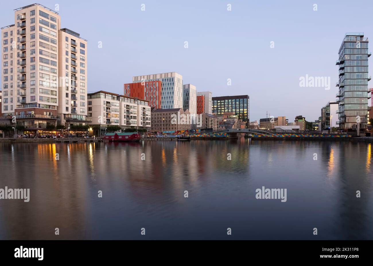 Ireland, Leinster, Dublin, Coastline of North Wall Quay Stock Photo Alamy