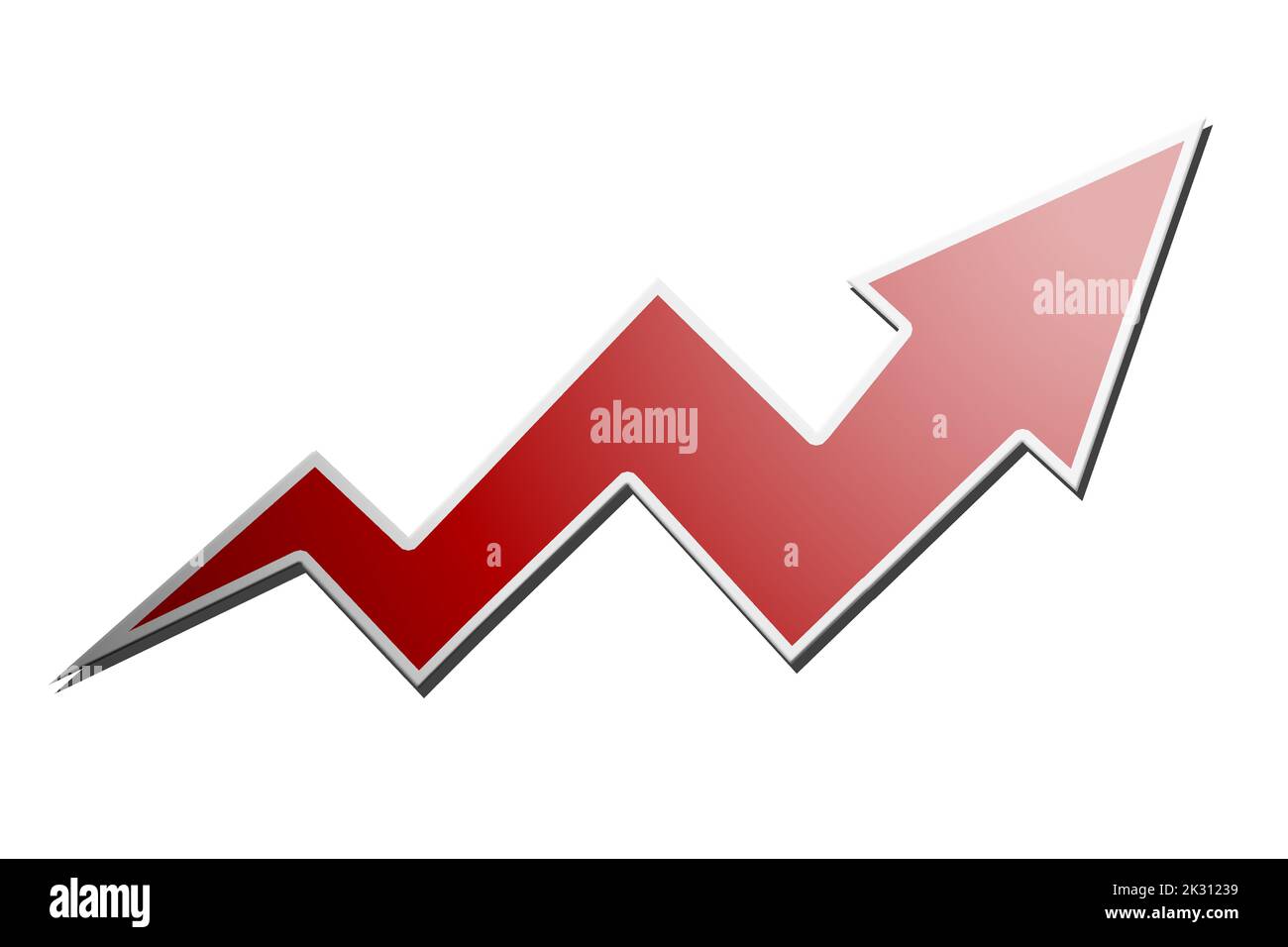 Realistic 3d arrow hi-res stock photography and images - Alamy