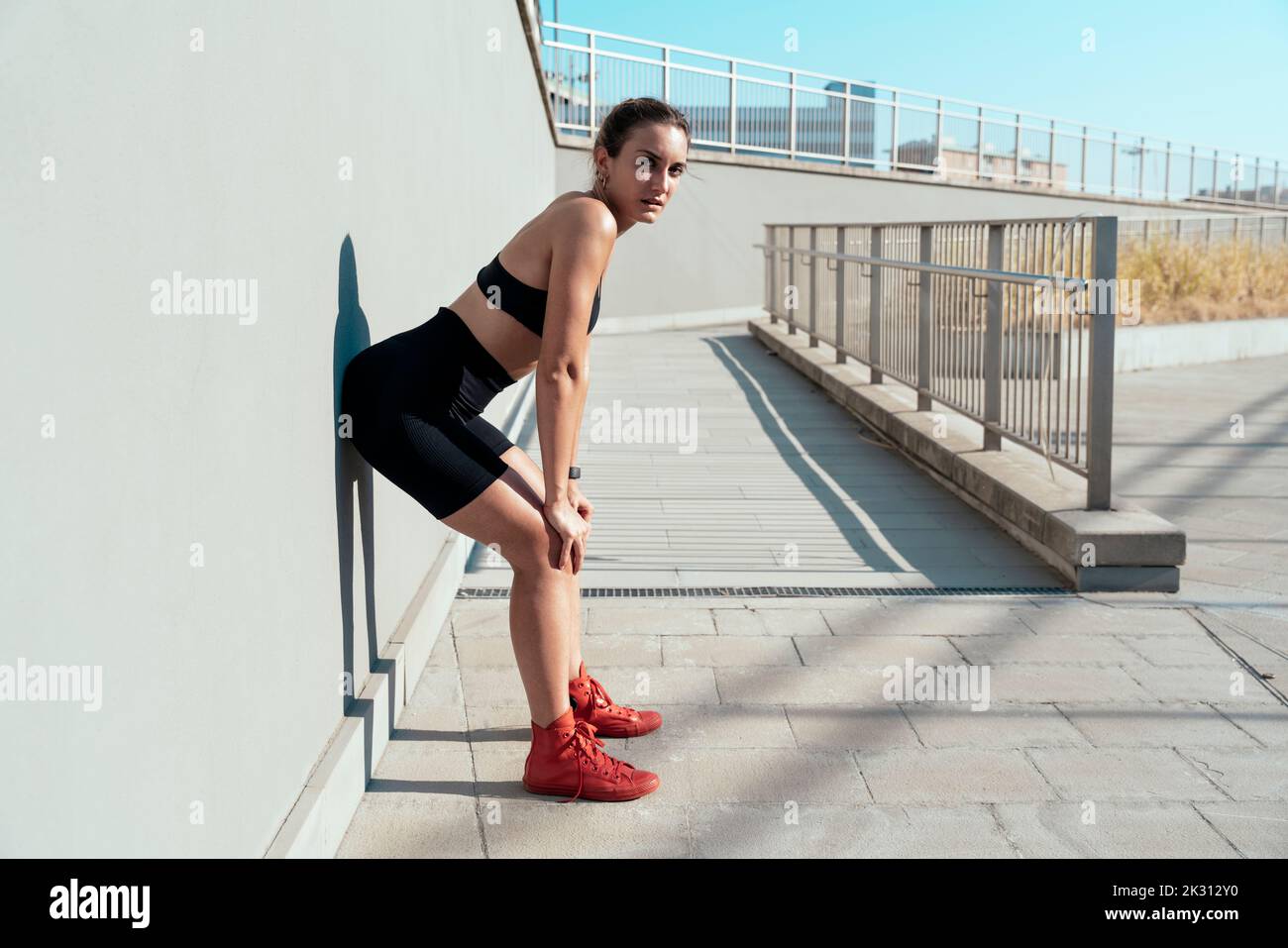 Woman exhaustion and exercise hi-res stock photography and images - Alamy