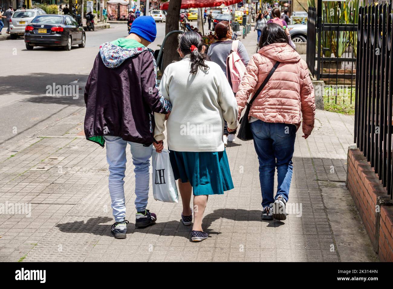 Bogota Colombia,Chapinero Norte Calle 67,Colombian Colombians Hispanic Hispanics South America Latin American Americans Stock Photo