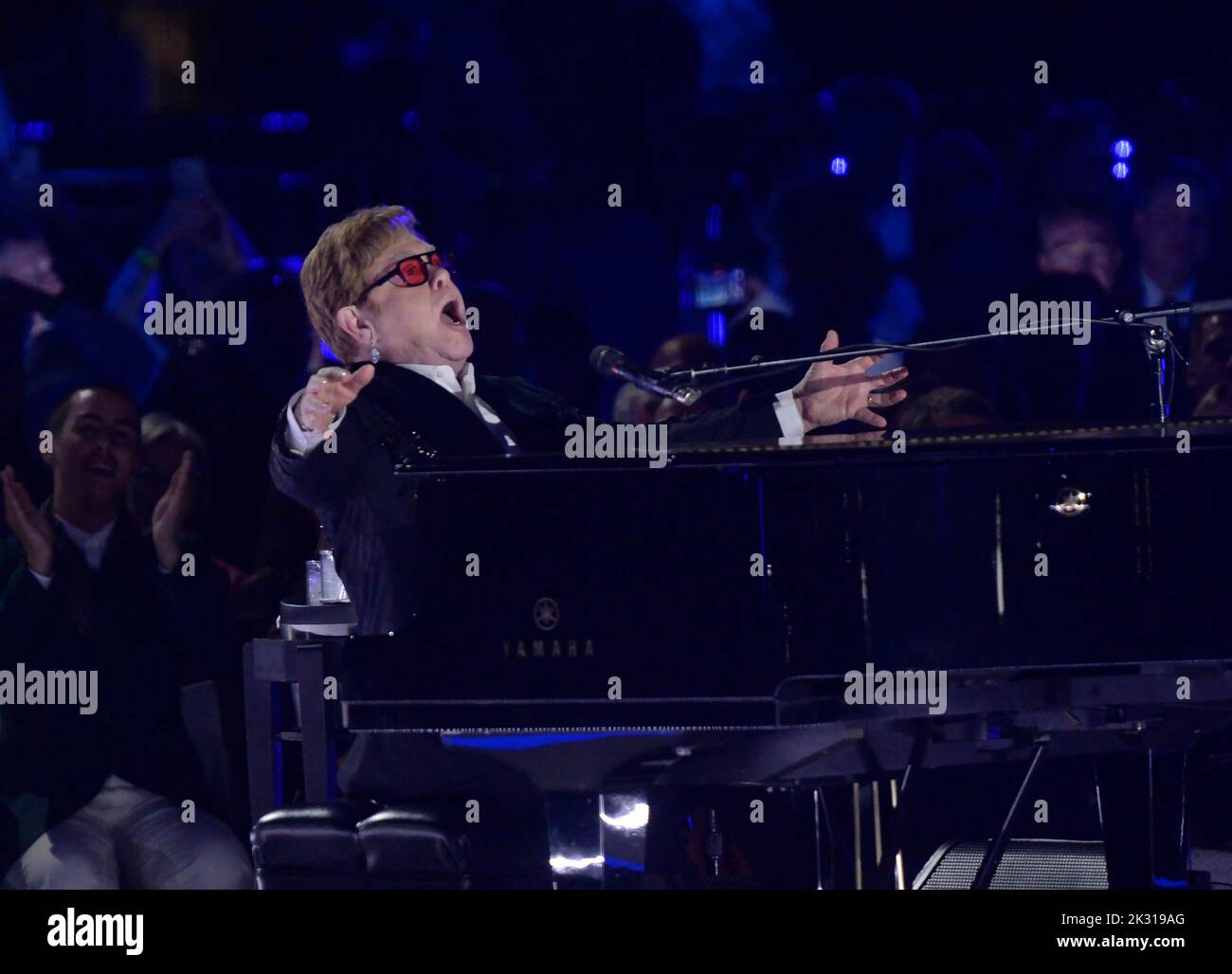 Elton John preforms a show he calls ÒA Night When Hope and History RhymeÓ as part of his ...