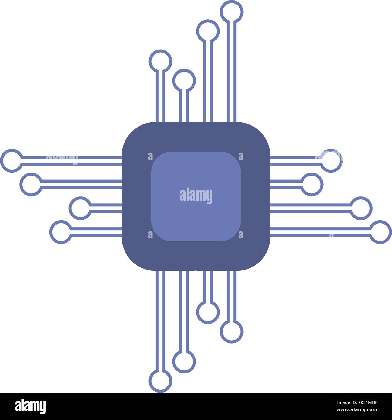 chip processor electronic Stock Vector Image & Art - Alamy