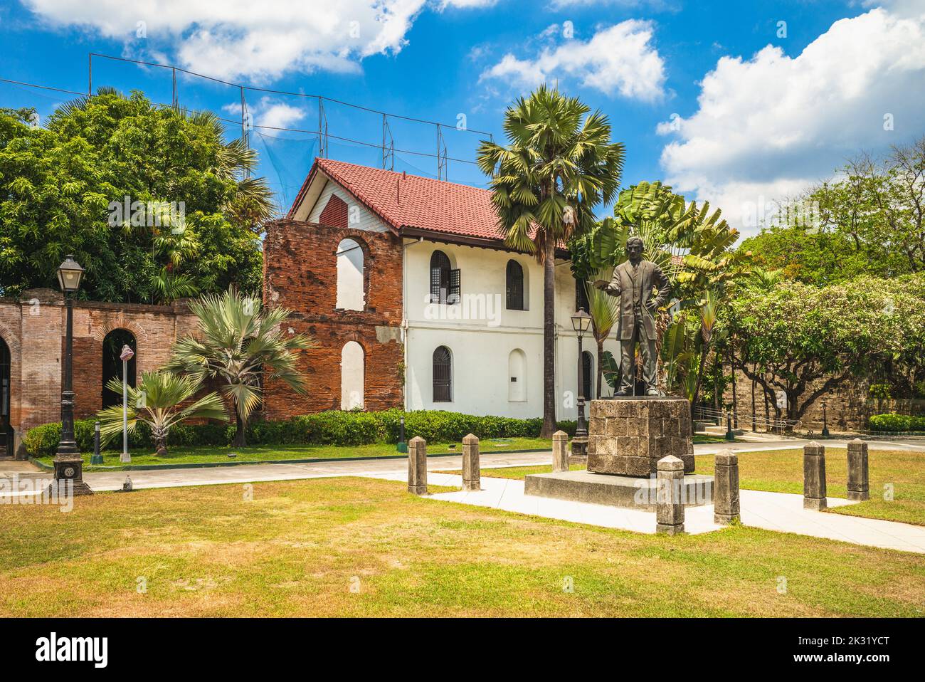 Rizal Shrine, Museum of Jose Rizal in Fort Santiago, in manila, philippines Stock Photo